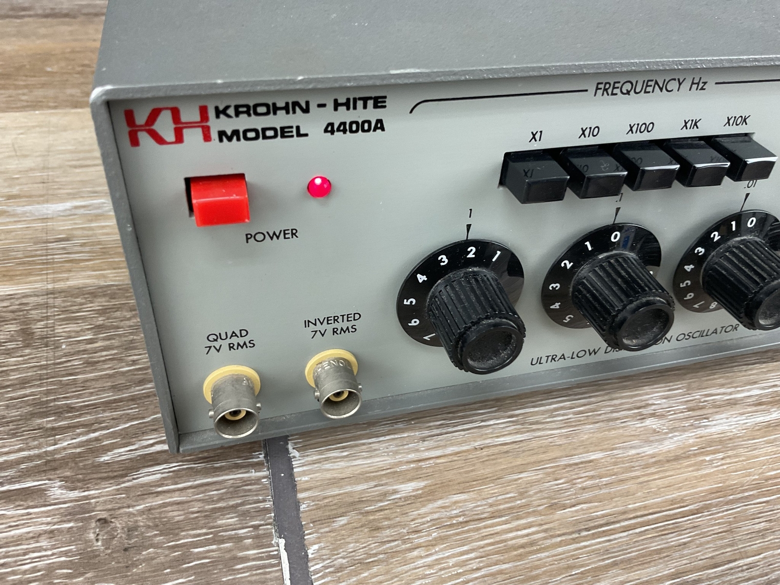 Krohn-Hite 4400A Low Distortion Oscilator Precision Audio Tester FREE SHIPPING