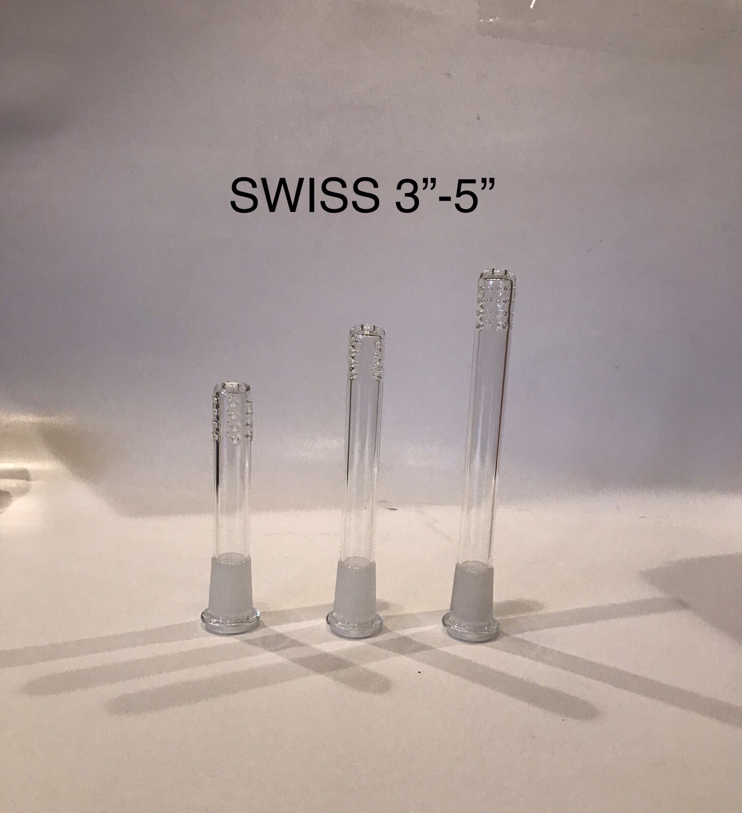 14mm Glass Downstem Premium Perc 3” 4” 5” Inch Multiple Types Mix And Match