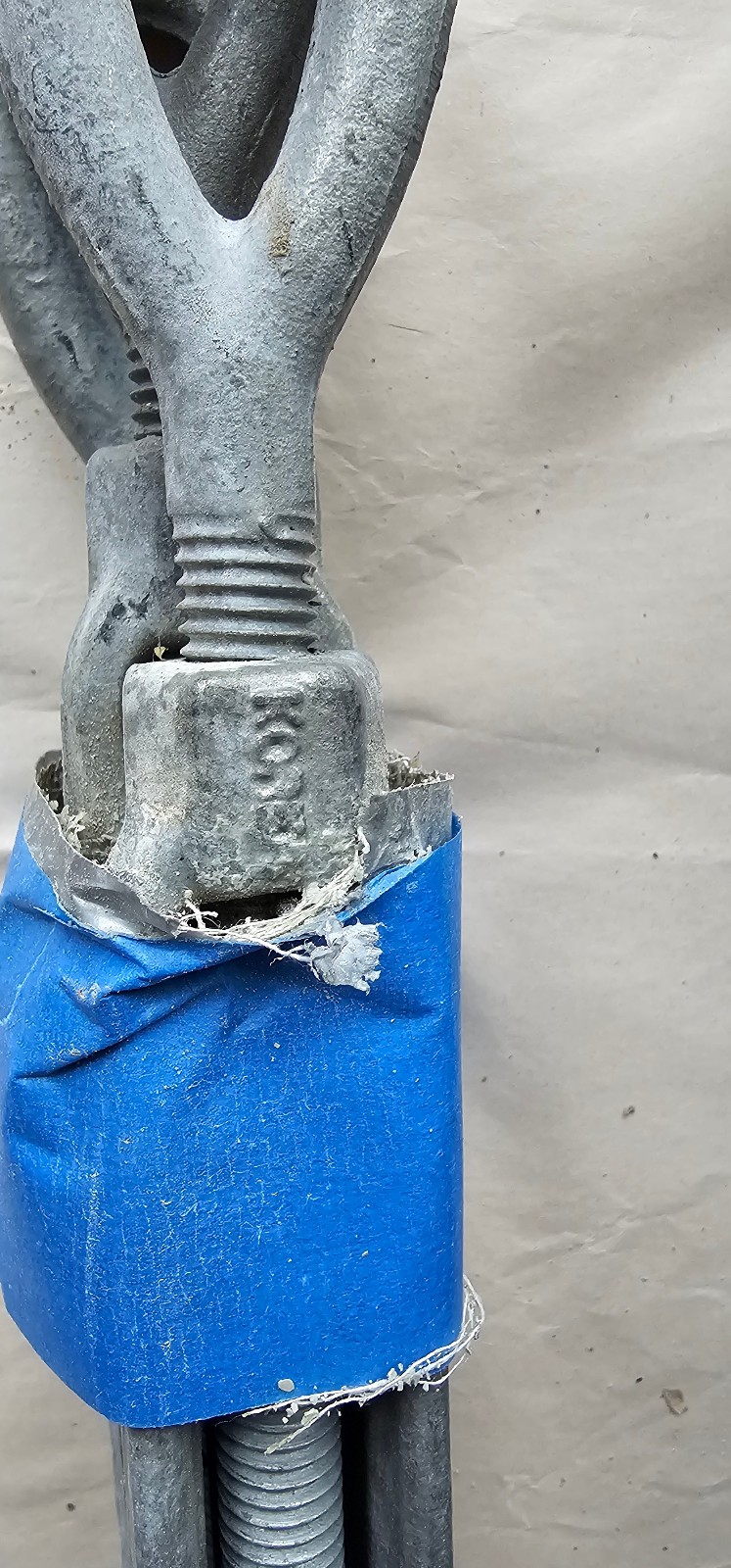 Eye & Jaw 1/2" 12" Galvanized steel Turnbuckle Stamped KOREA