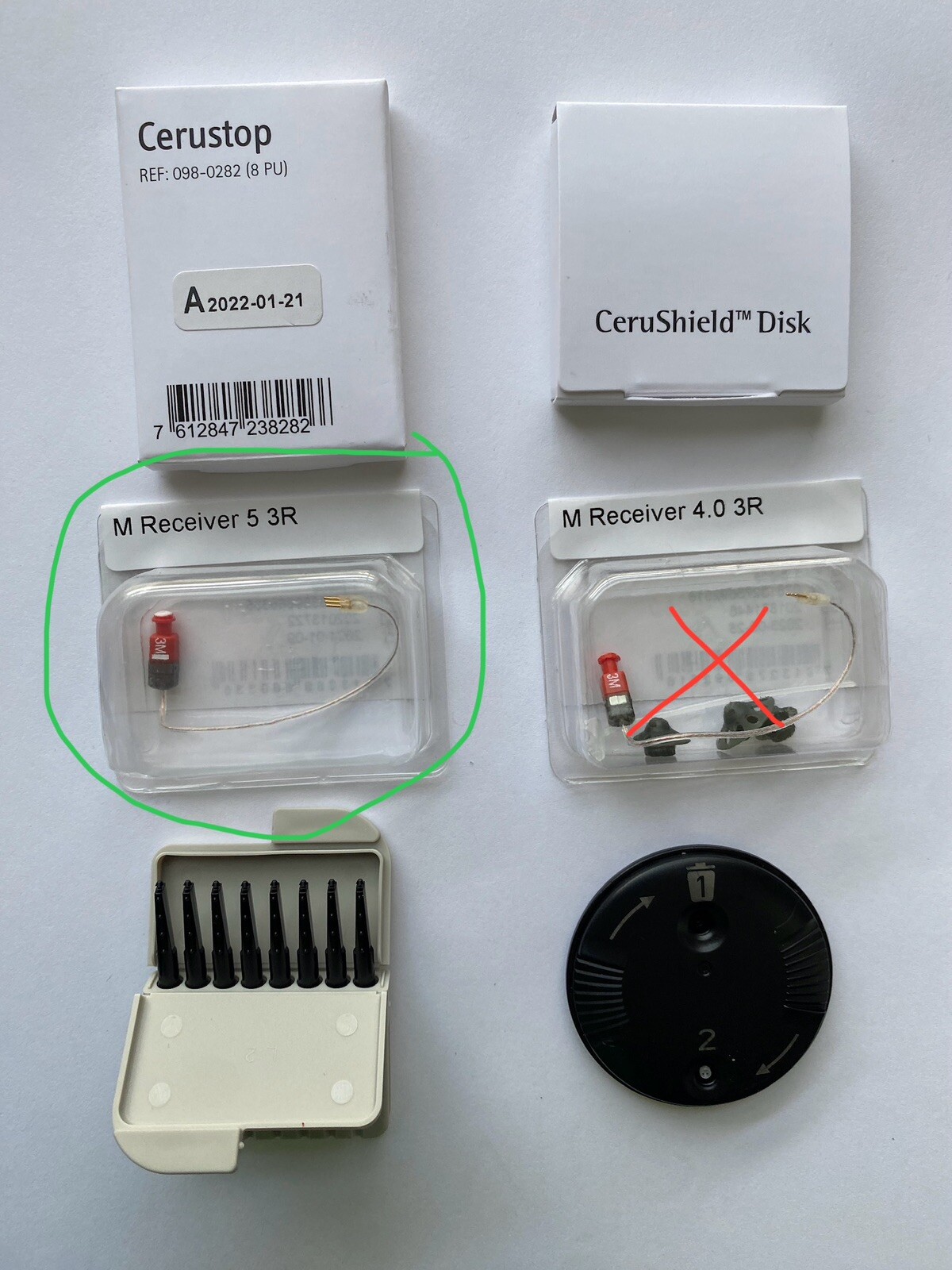 5.0 Phonak Lumity Marvel Paradise / Unitron Moxi Blu Vivante Receiver Wire NEW