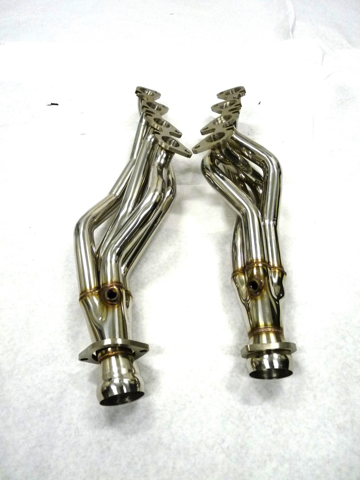 OBX Stainless Long Tube Manifold 2011-2020 Ford F150 5.0L 2/4WD 1-3/4" 3" Y-Pipe