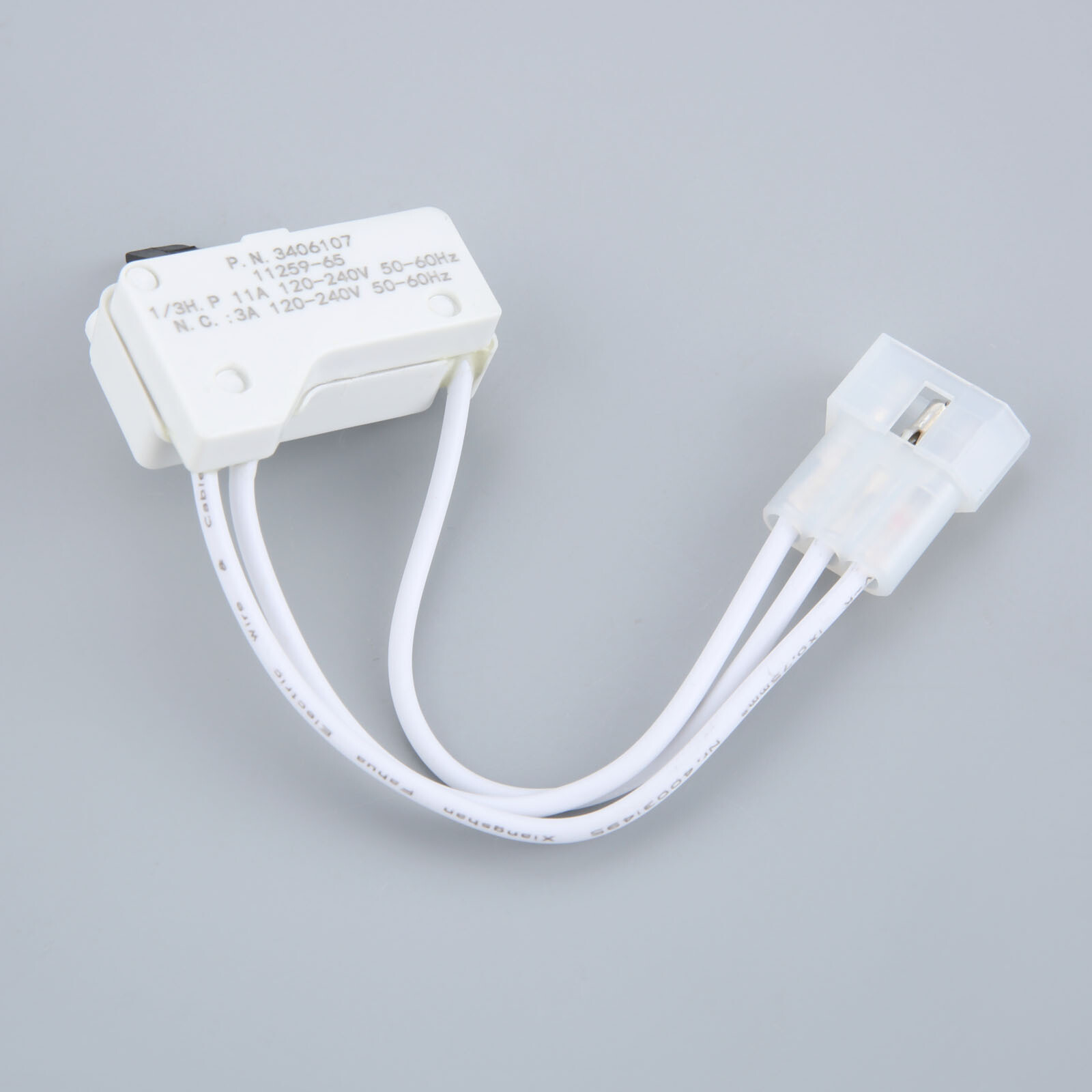 Dryer Door Switch Assembly Replacement for Whirlpool, Kenmore, Maytag 3406107