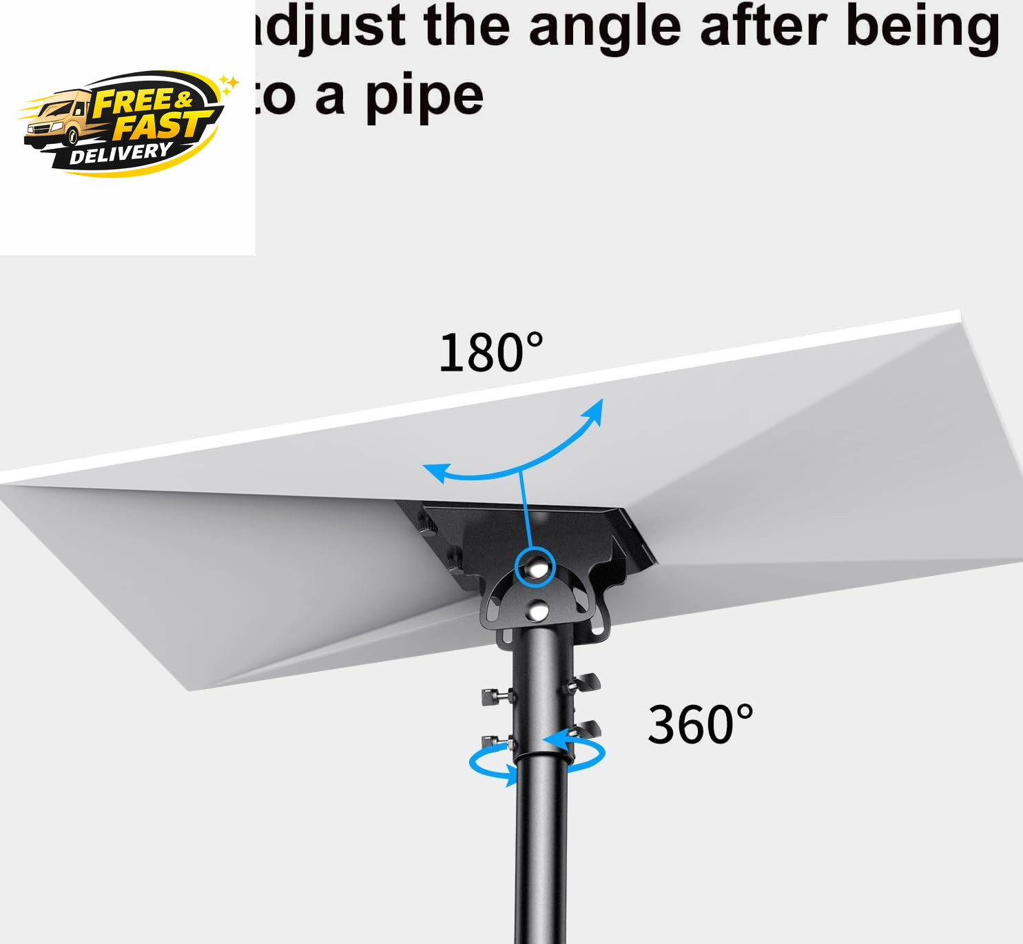 Starlink Gen 3 Mount, Starlink Pole Mount, Starlink Mounting Kit for Dish V3