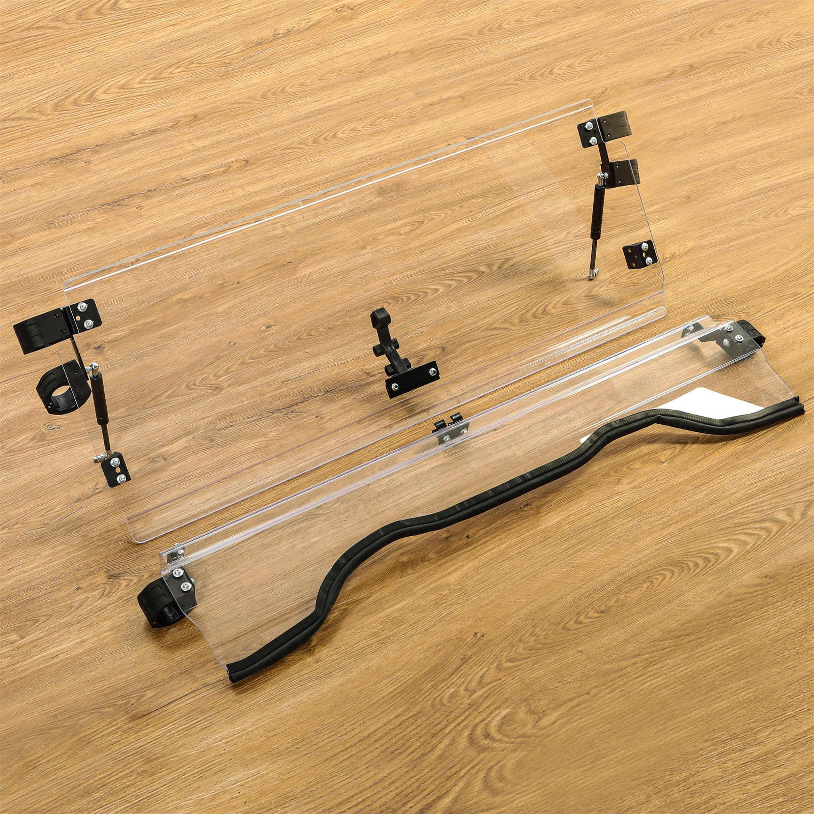 Front Scratch Resistant Flip Windshield Clear For 2014-2024 Honda Pioneer 700 4