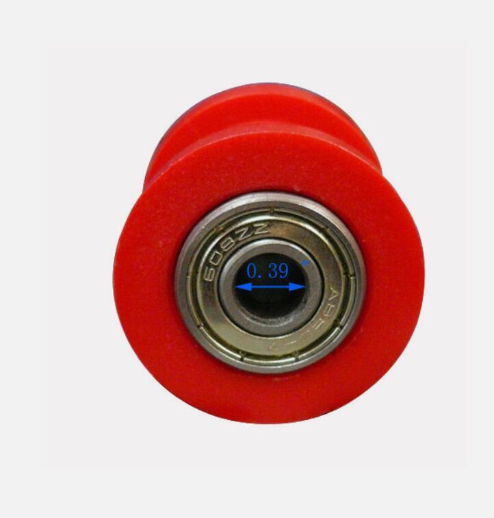 2PC Red 10mm Chain Roller Slider Tensioner Wheel Guide Pit Dirt Mini Bike ATV