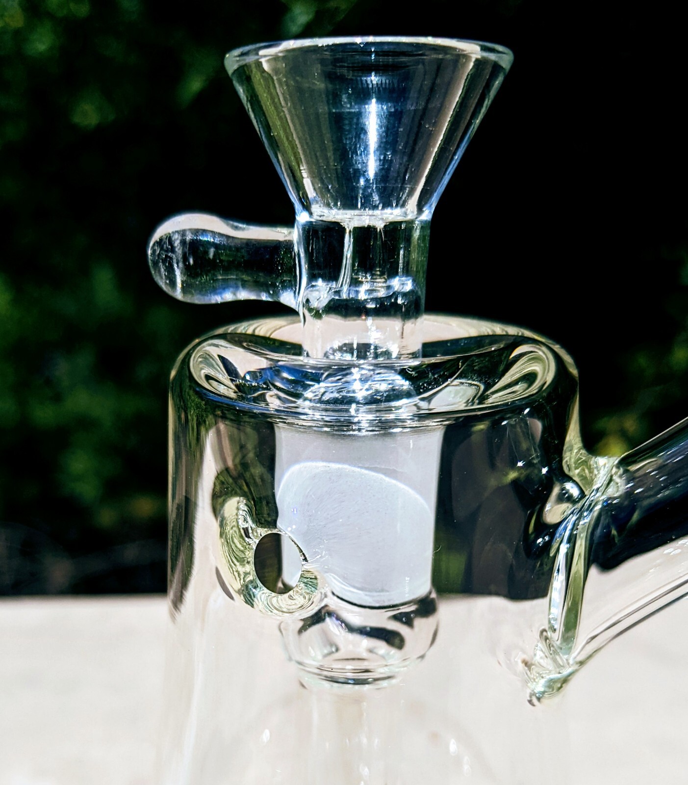 5.5" Thick Hammer Glass Bubbler Bong Carb Hole Premium Quality Water Pipe Hookah