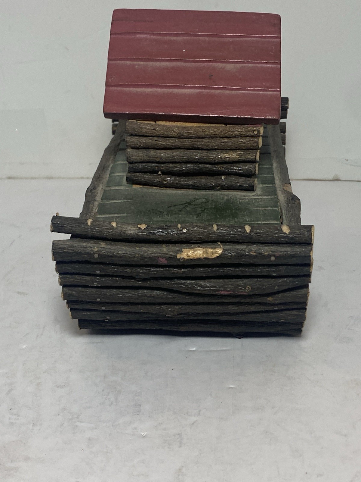 Hand Crafted Wooden Folk Art Noah's Ark Boat Ship Floating