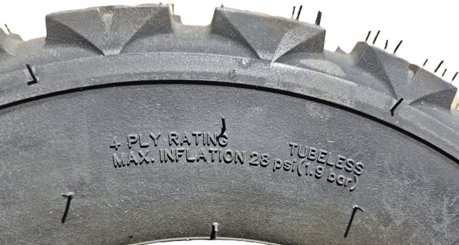 2 - 16x6.50-8 4 Ply Kenda Terra Trac K502 Mower Tires 16/6.50-8 16x6.5-8 F