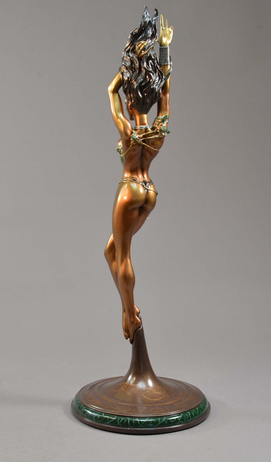 CS Moore Studio and Aspen MLT Inc"s Fathom faux bronze statue #44 of 250! RARE!