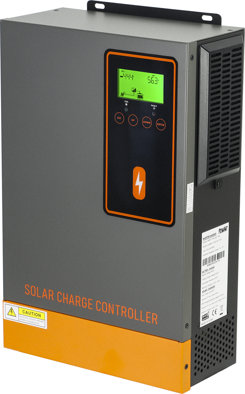 POWMR 48V 140A MPPT Solar Charge Controller PV Max500V Lithium Battery Regulator