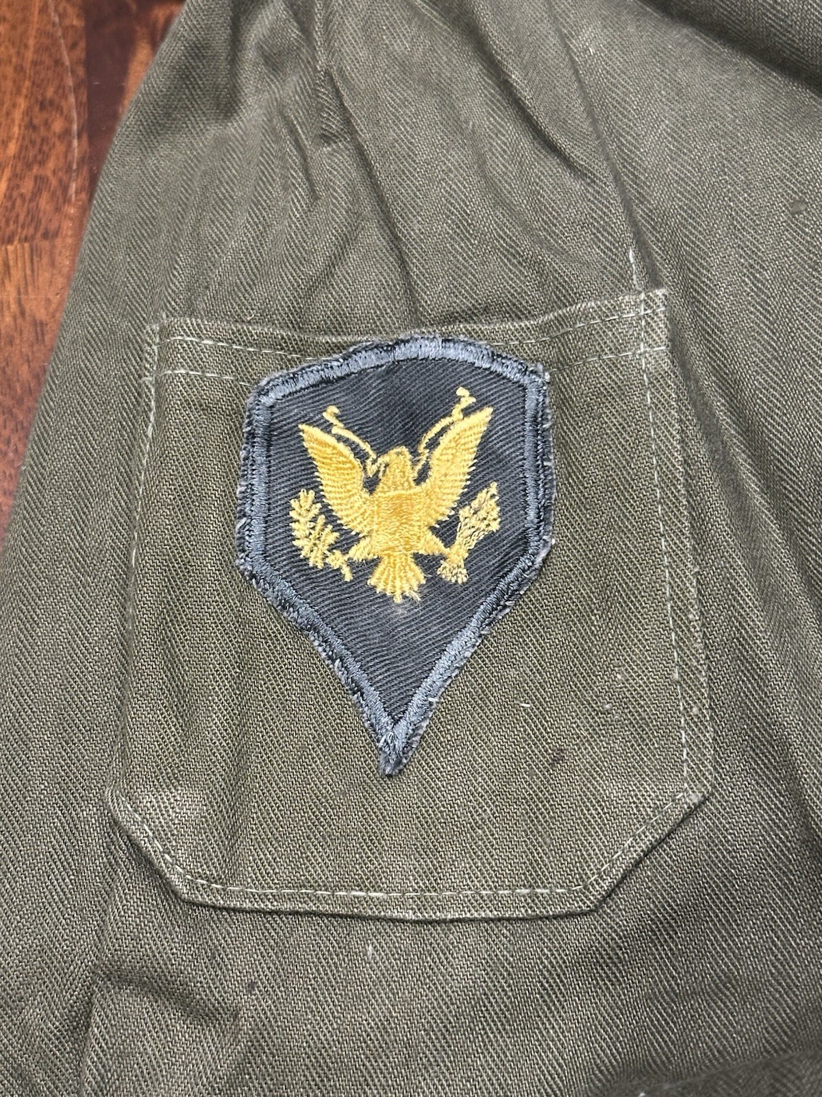 Korean War Era Fatigues HBT Herringbone Twill Shirt + Cotton OG 107 Trousers