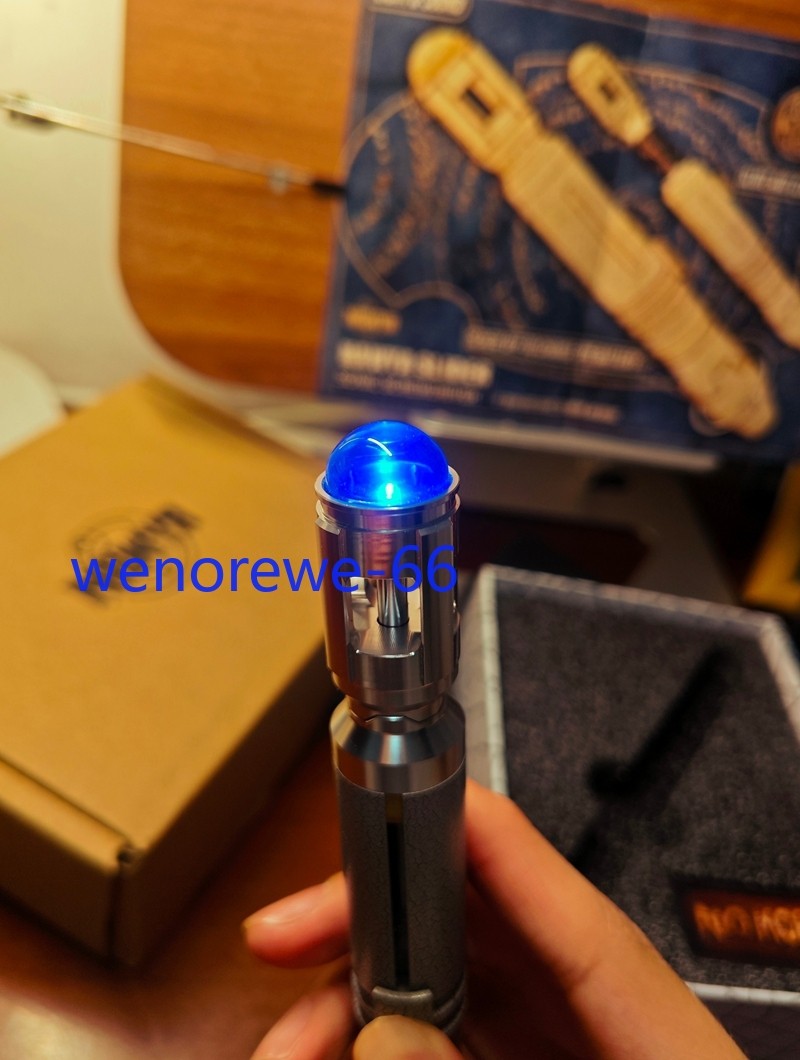 US Now!! NAWYA Doctor Who 10th Replica Metal LED Sonic Screwdriver Scalable Prop