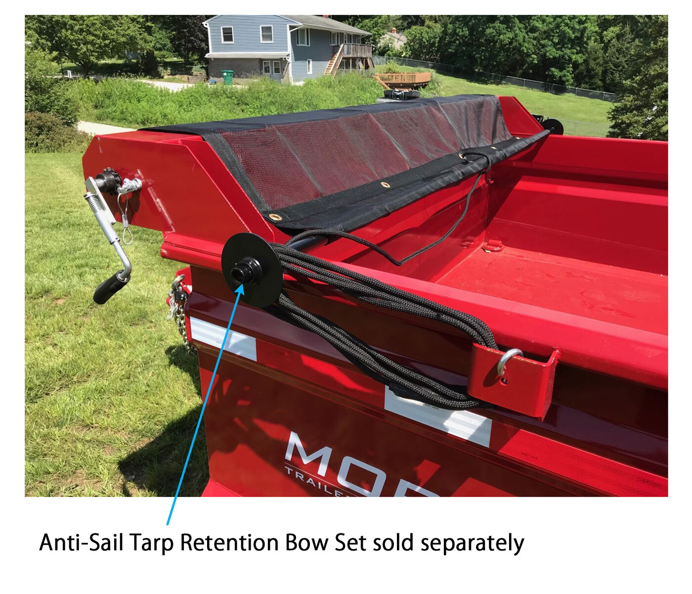 DTR DUMP Trailer PVC Mesh Tarp Kit w/ PVC Mesh Tarp