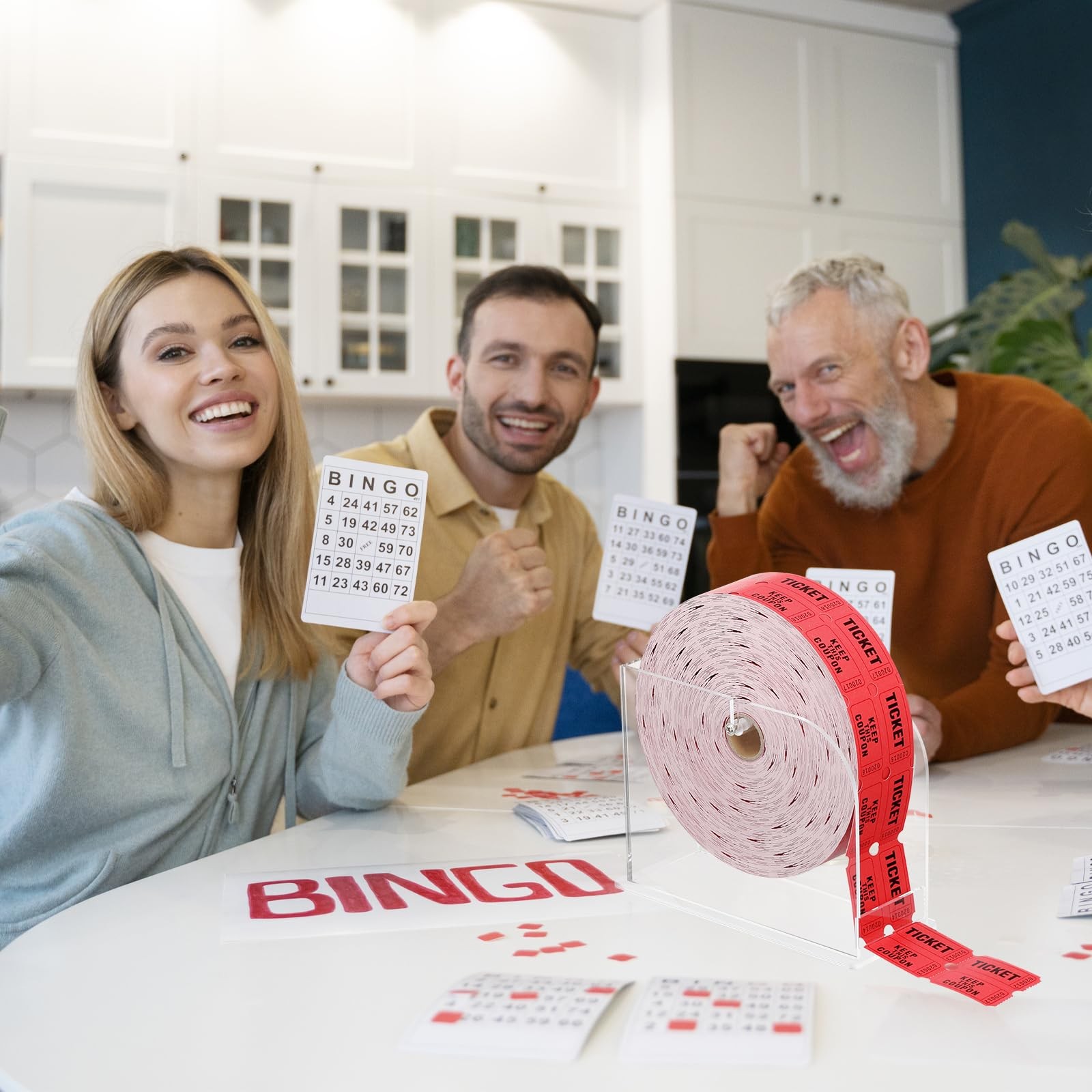 Acrylic Raffle Ticket Dispenser 5.6 * 7.6 * 3.1inch Raffle Ticket Holder for ...