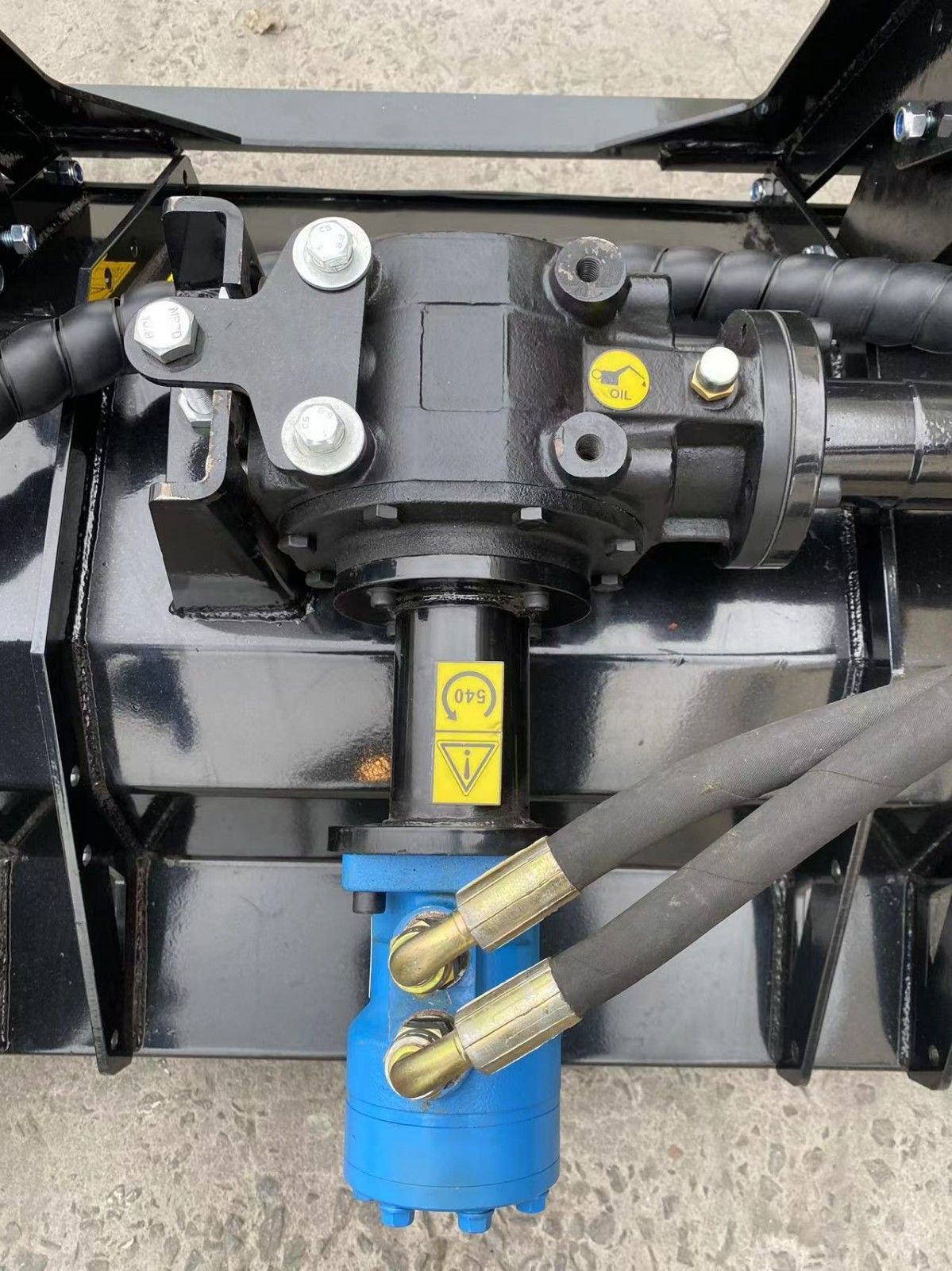 Agrotk Hydraulic Orbital Motor for SSEFGC175 Skid Steer Flail Mower Attachment