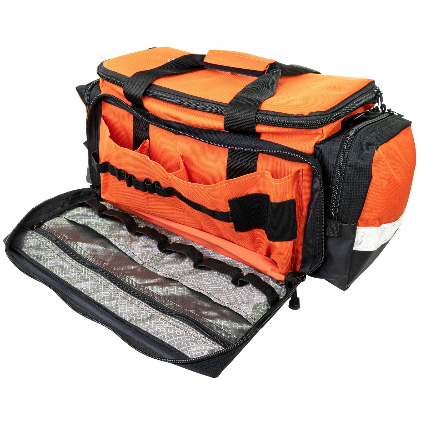 LINE2design Elite Trauma Bag - EMS EMT Paramedic with Reflective Trim - Orange