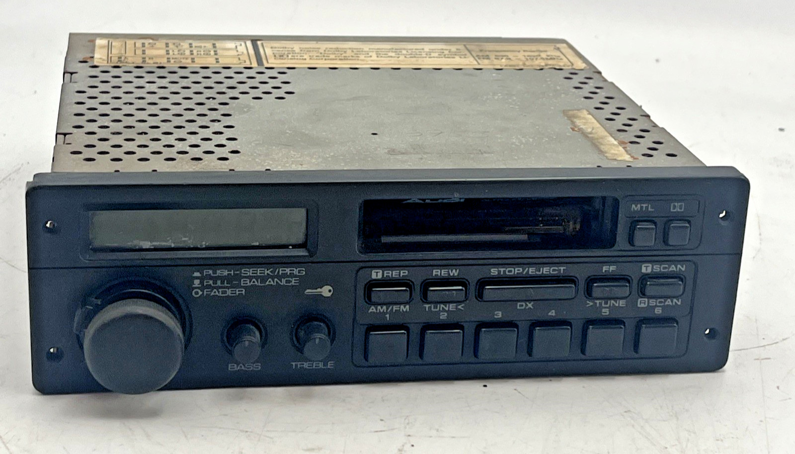 1988-1991 AUDI 80 90 Quattro Coupe Radio Receiver FM Cassette Player 893035180