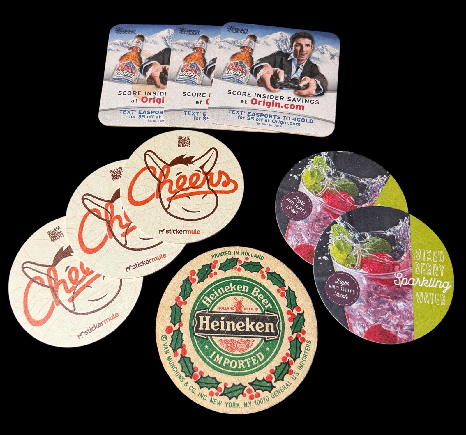 Vtg Collectable Brewery/Wine Bar Coasters Breweriana PNW-Autos etc.