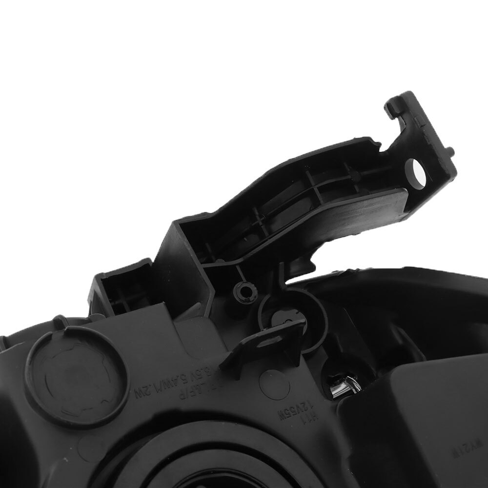 Front Pair For 2013-2015 Honda Accord Sedan Headlights Black Right+Left Halogen