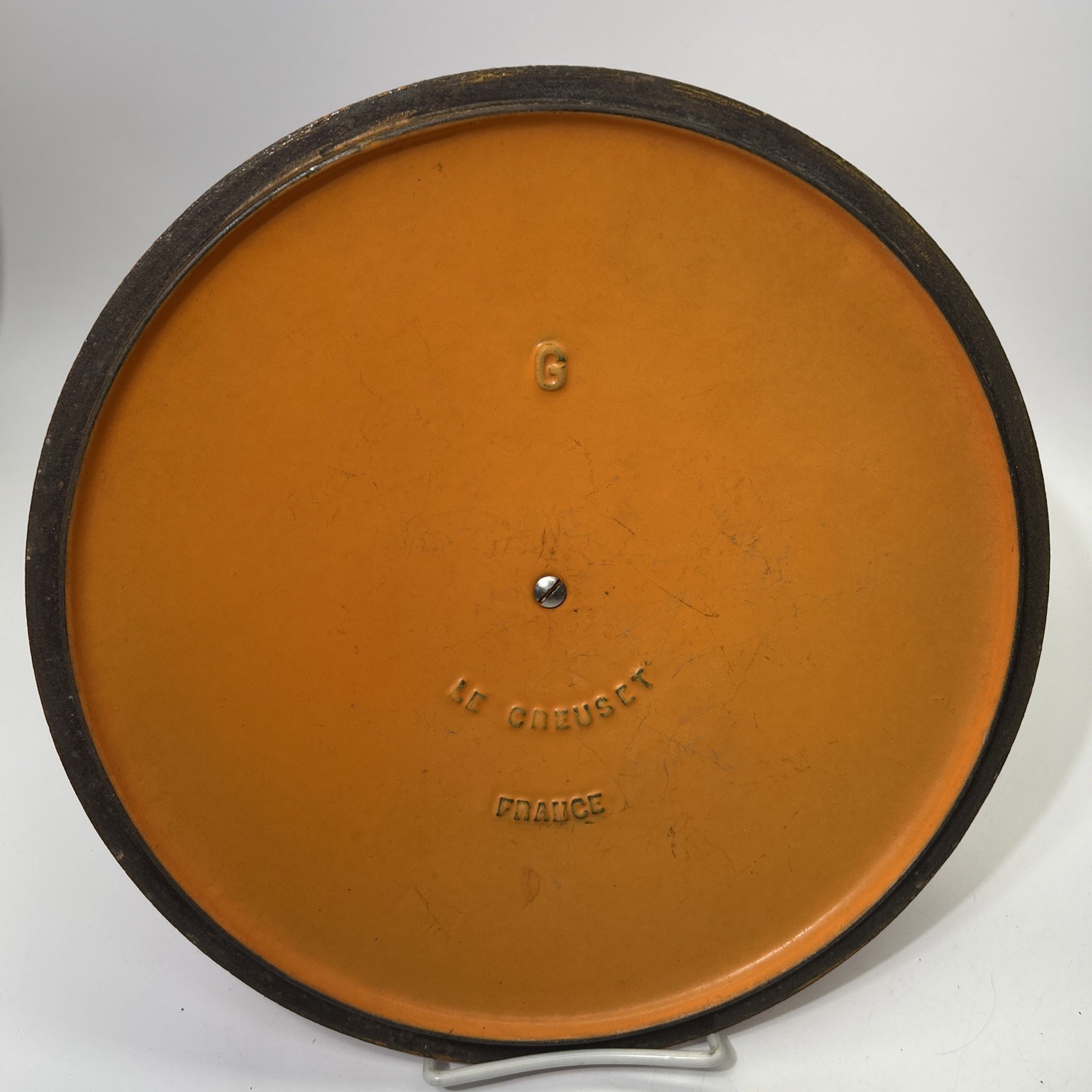 LE CREUSET France G Flame Cast Iron Stockpot Dutch Oven Replacement Lid Only