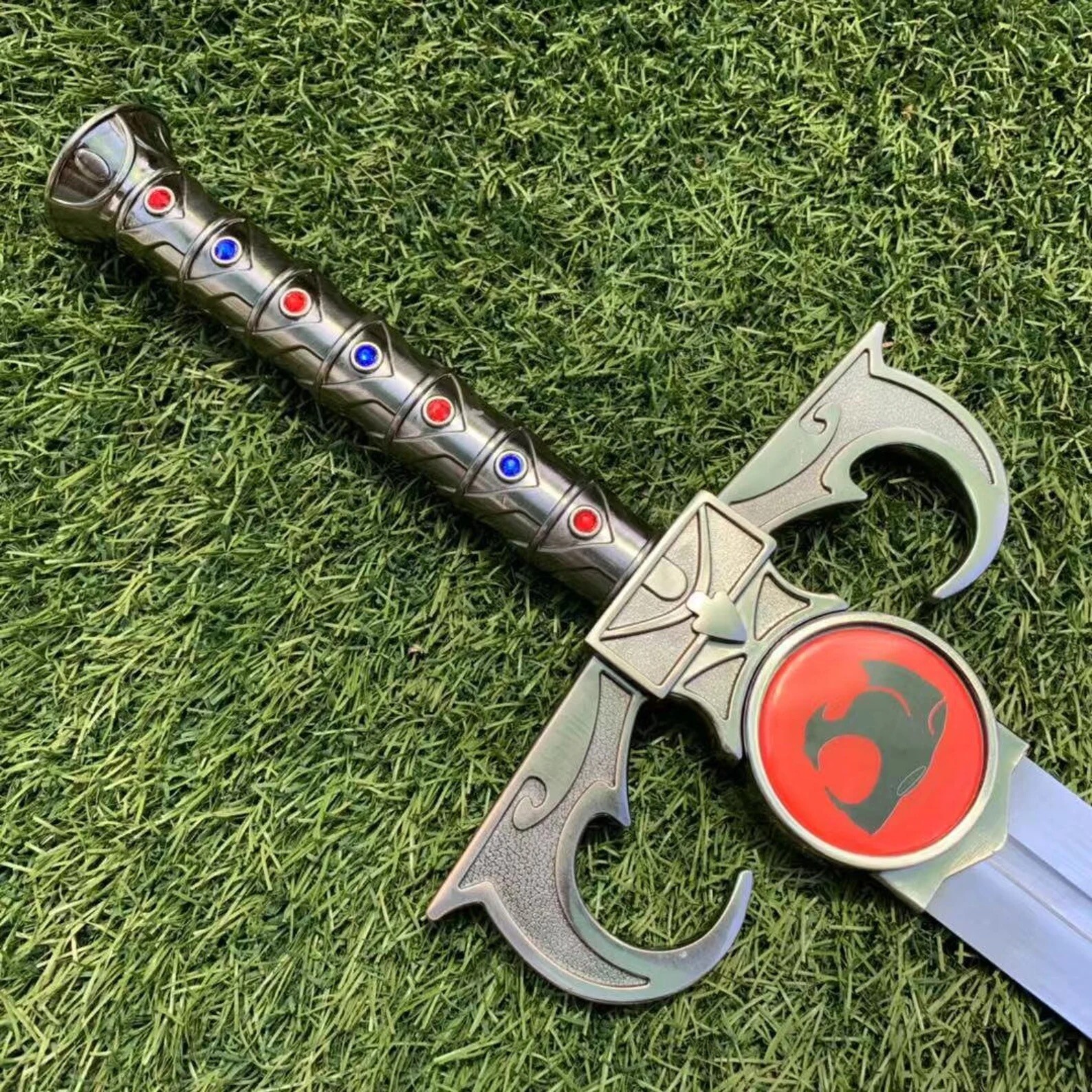 47" ThunderCats Sword Of Omen Lion O Sword New Version w/ Leather Sheath