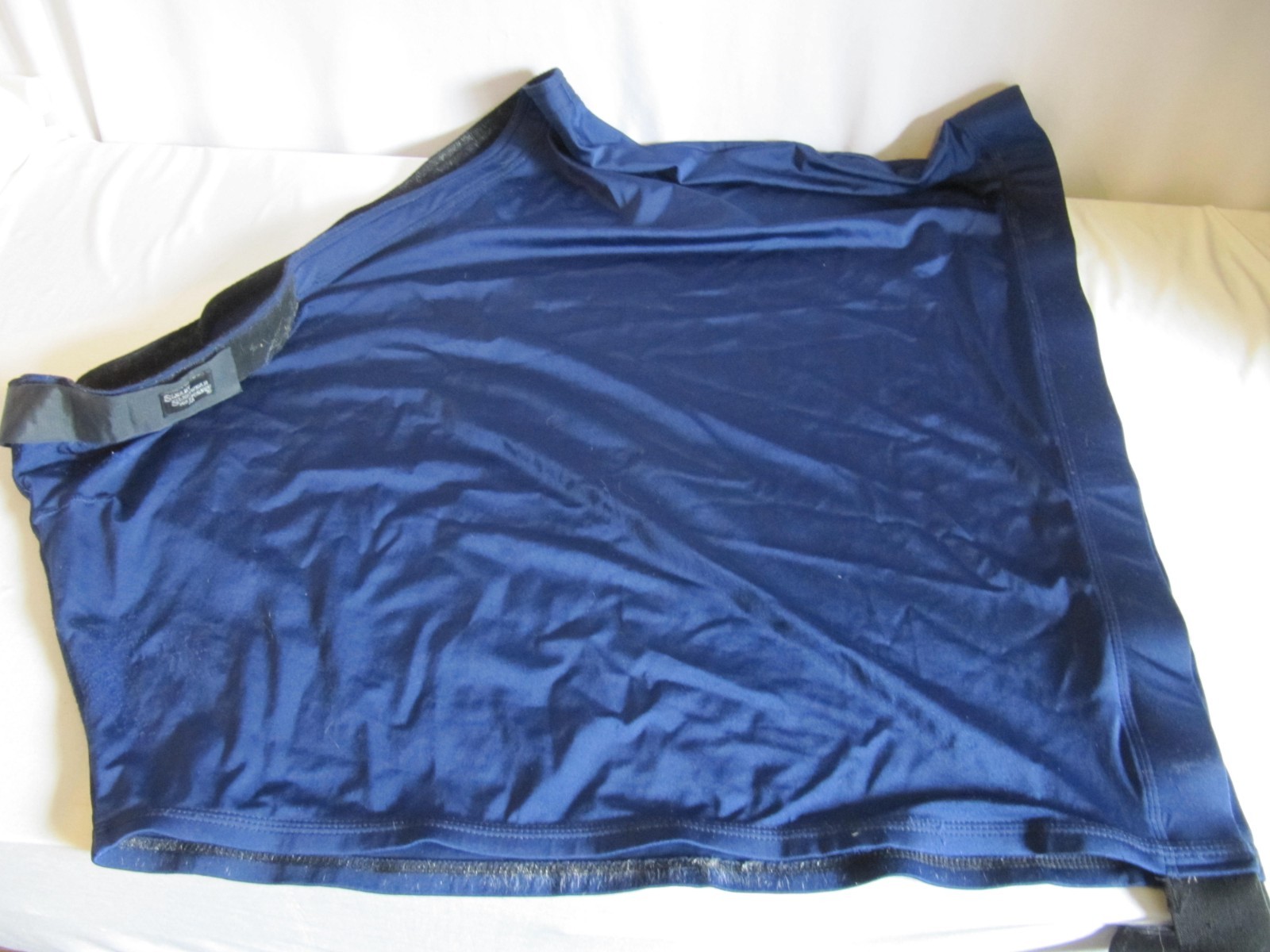 Sleazy Sleepwear for Horses Solid Blue Shoulder Guard Size Large