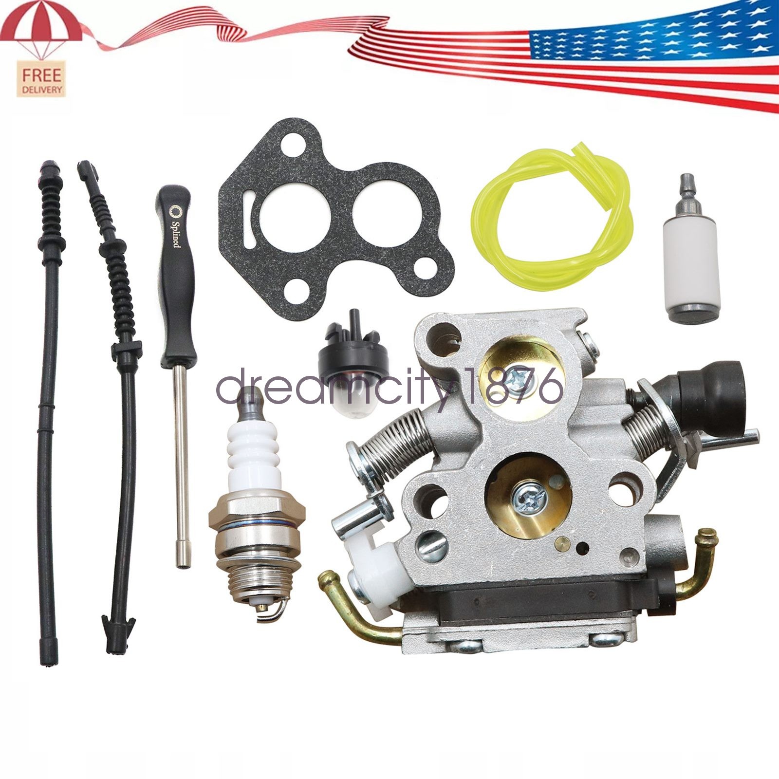 Carburetor Carb For Husqvarna 440 435E 440E 435 x-torq Chainsaw 506450501 US