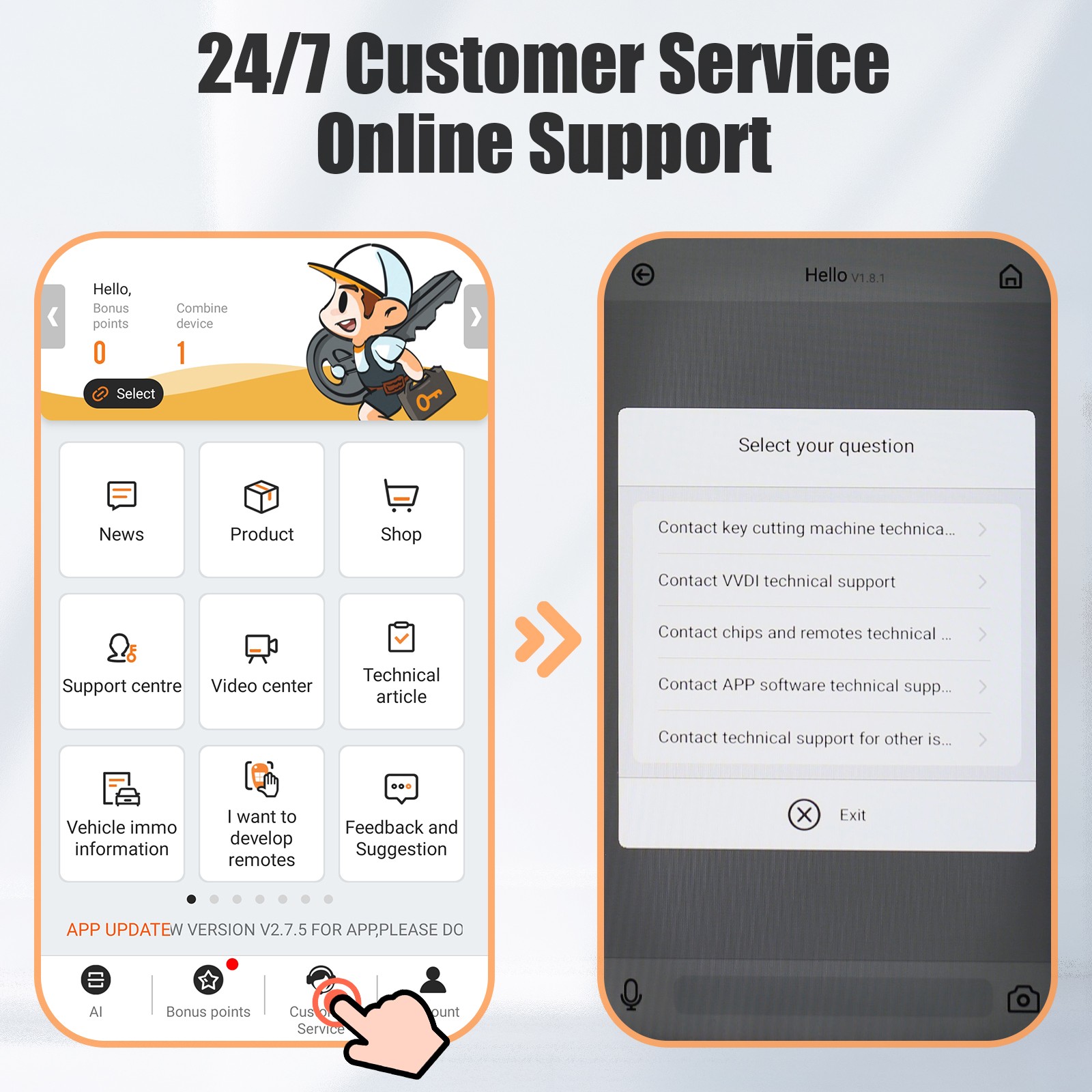 Xhorse VVDI Key Tool Max PRO Combines Key Tool Max and Mini OBD Tool Functions