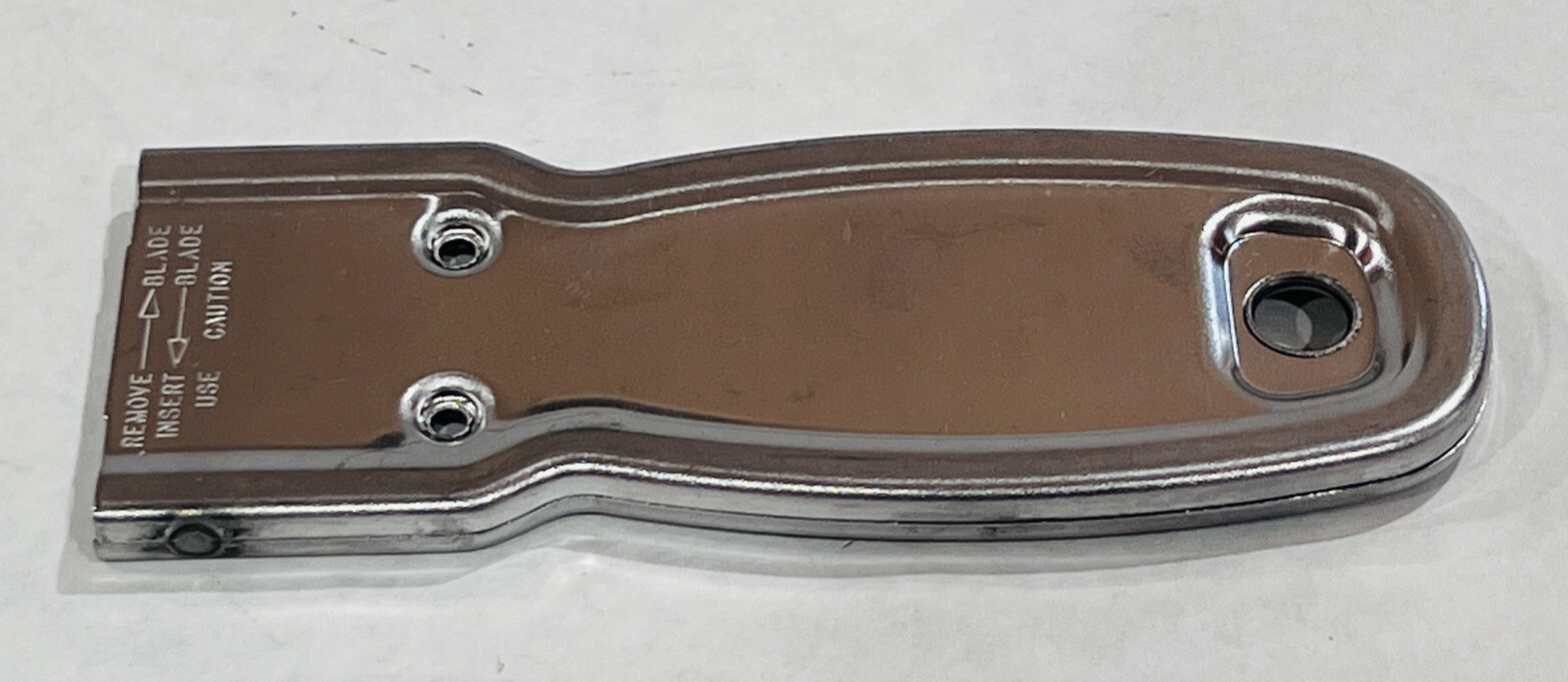 Hyde Razor Blade Glass Scraper # 13050 Delta Heavy Duty Metal Single Edge