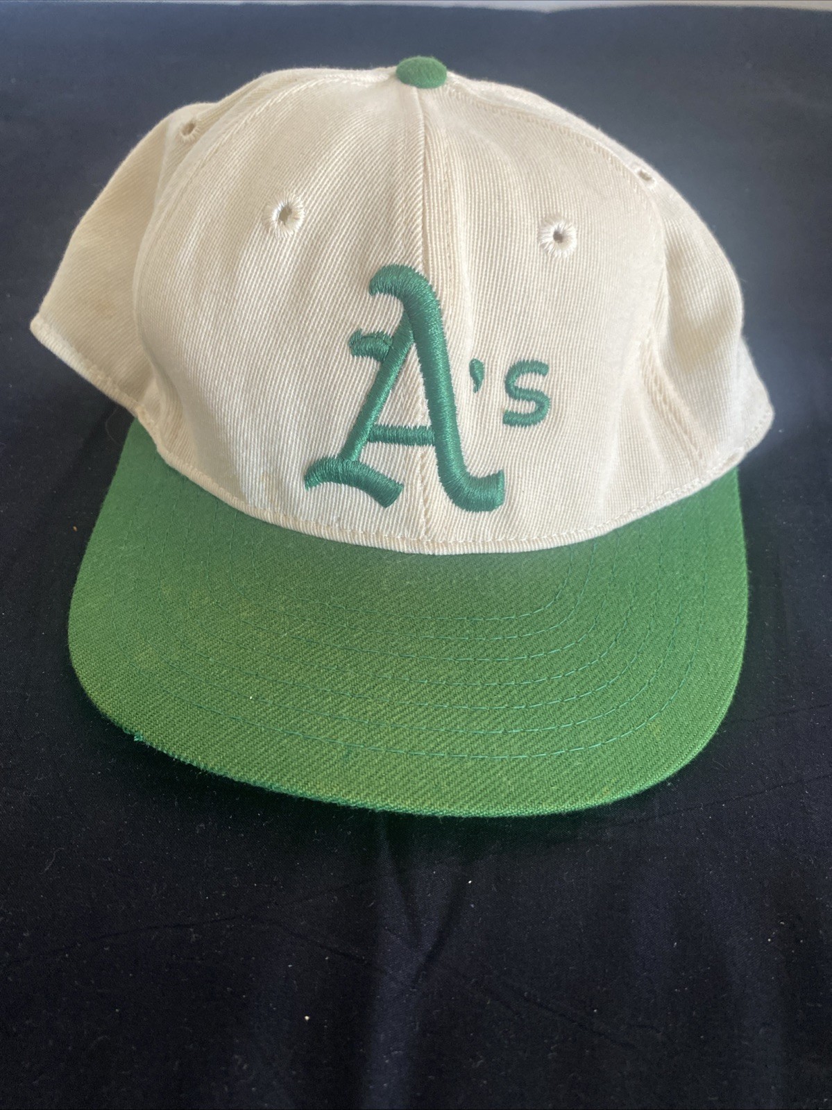 Chuck Tanner 1976 Oakland Athletics Coach Manager Game Used Hat #7 GU1