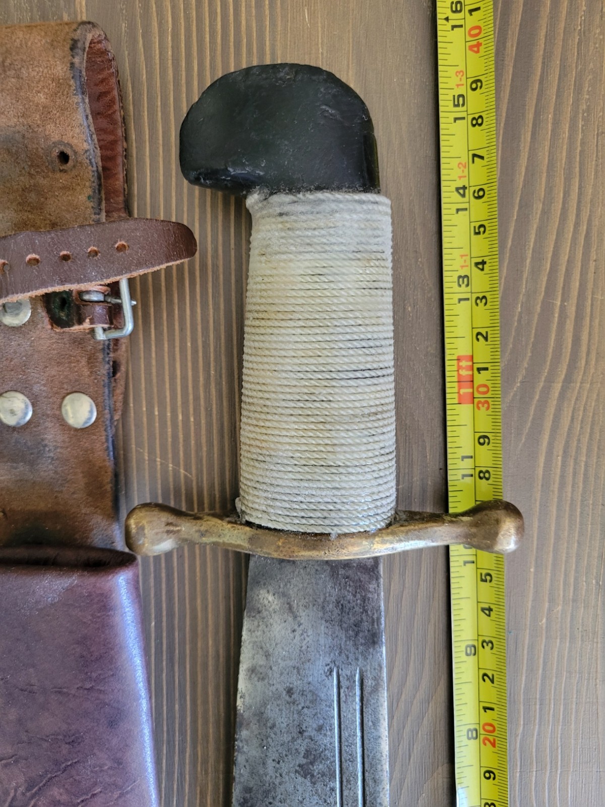 UNIQUE! WWII Case V-44 Bowie Knife w/Custom Sheath