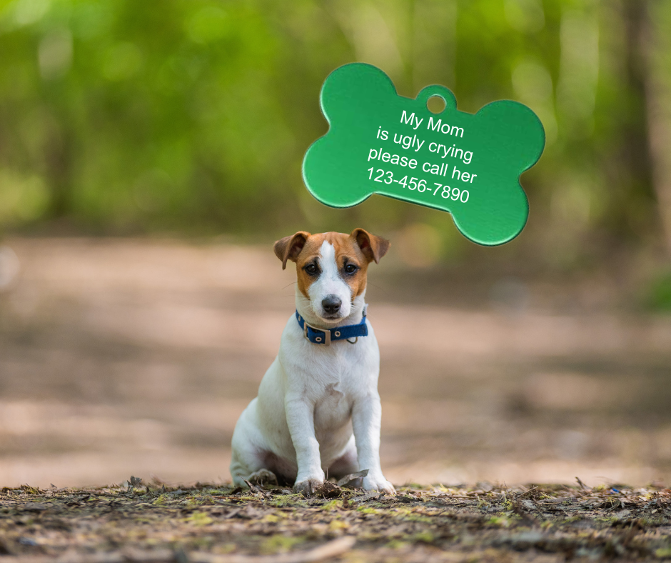 LASER ENGRAVED PERSONALIZED PET TAG ID DOG CAT NAME TAGS DOUBLE SIDE
