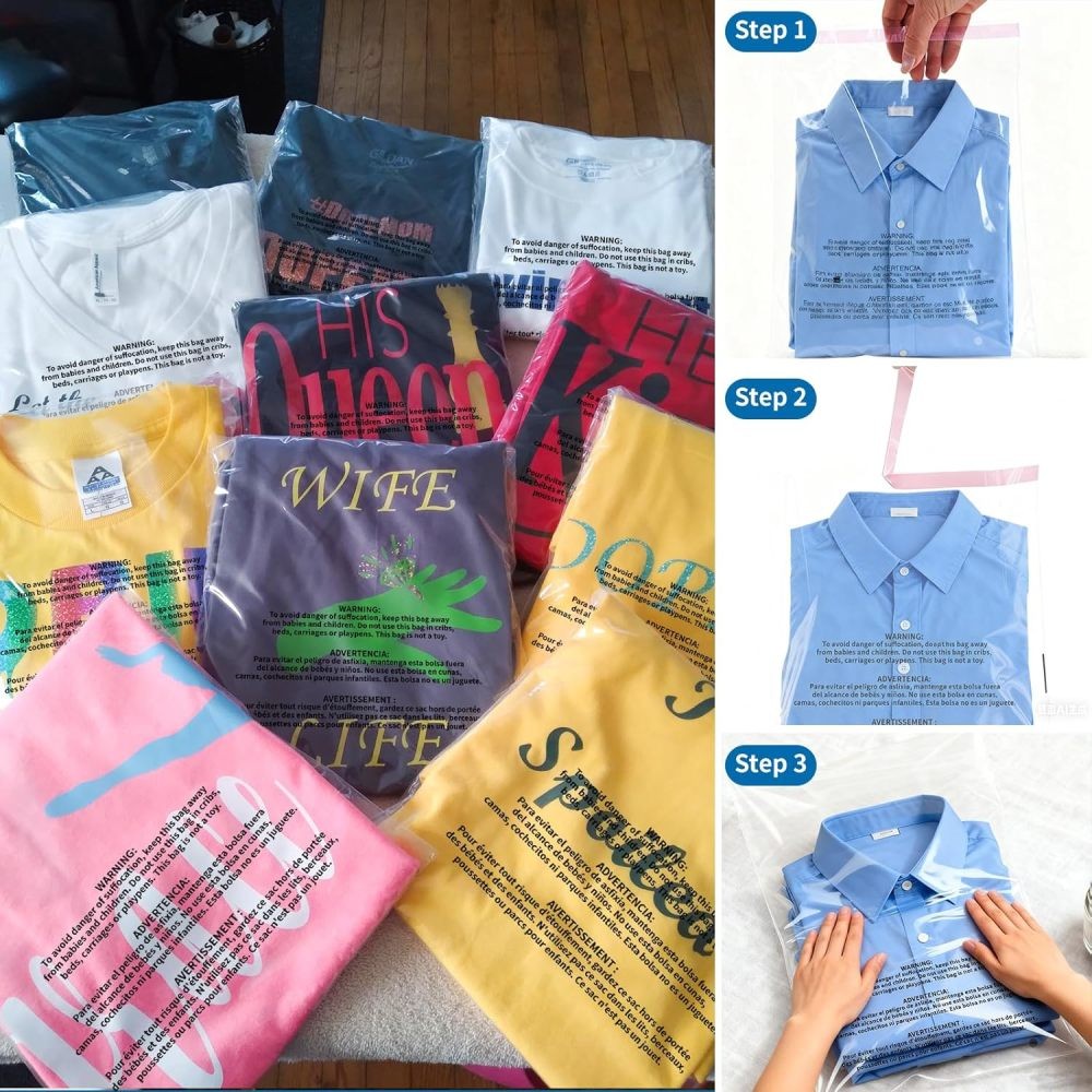 Clear Poly Bags with Suffocation Warning 6x9,9x12,10x13,11x14,12x15,12x20,14x20