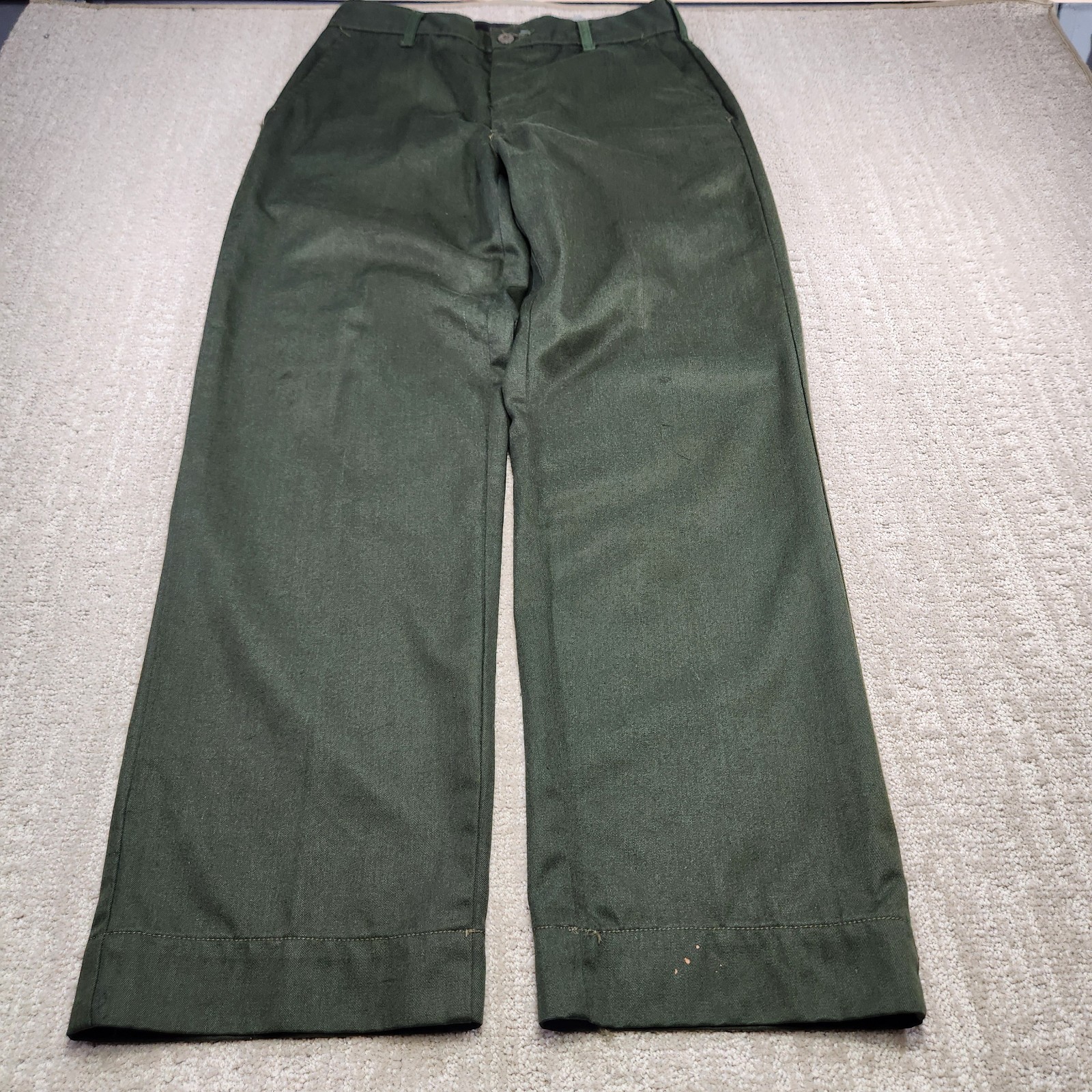 Vintage 80s Military Pants Men 32x32 *READ Gibraltar Fire Resistant Aramid Green
