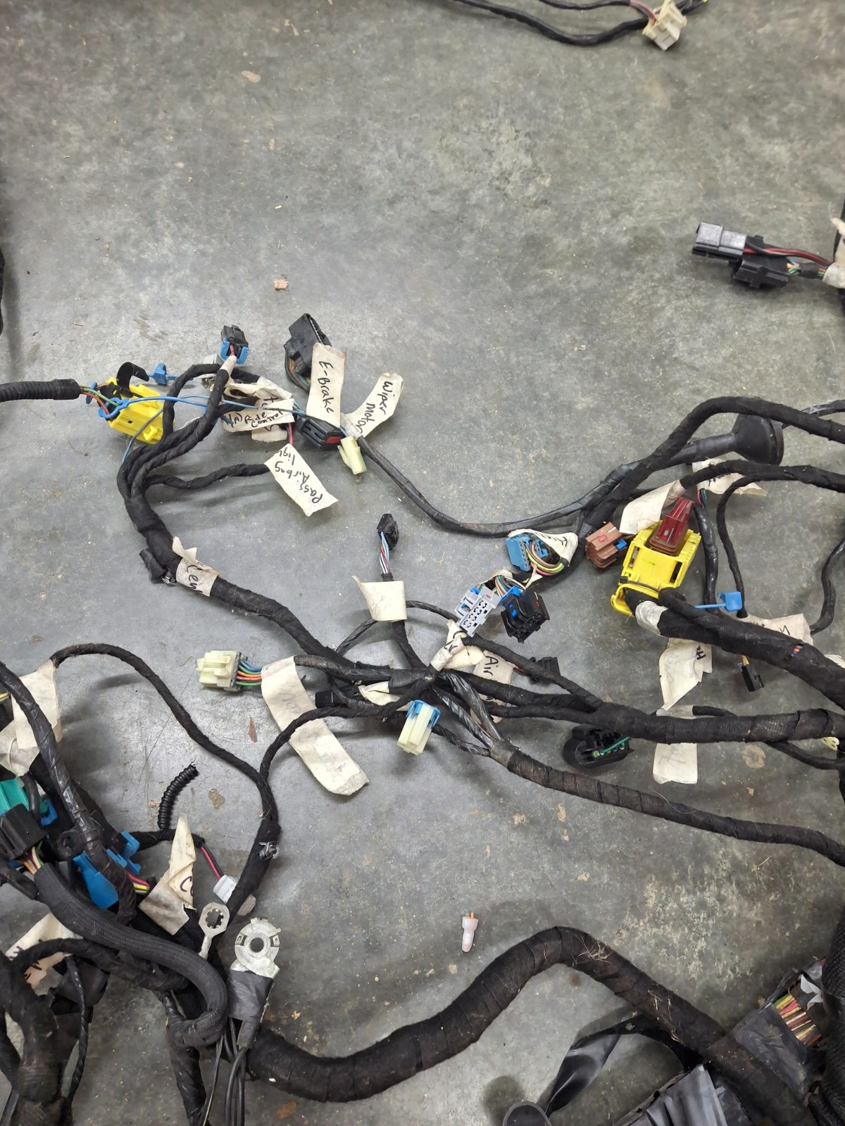 05-13 2005 Corvette C6 Complete Interior Master Wiring Harness 10388038