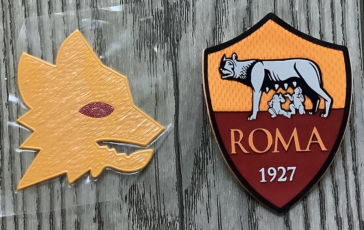 AS ROMA TEAM LOGO Iron On patch logo club Jersey badge