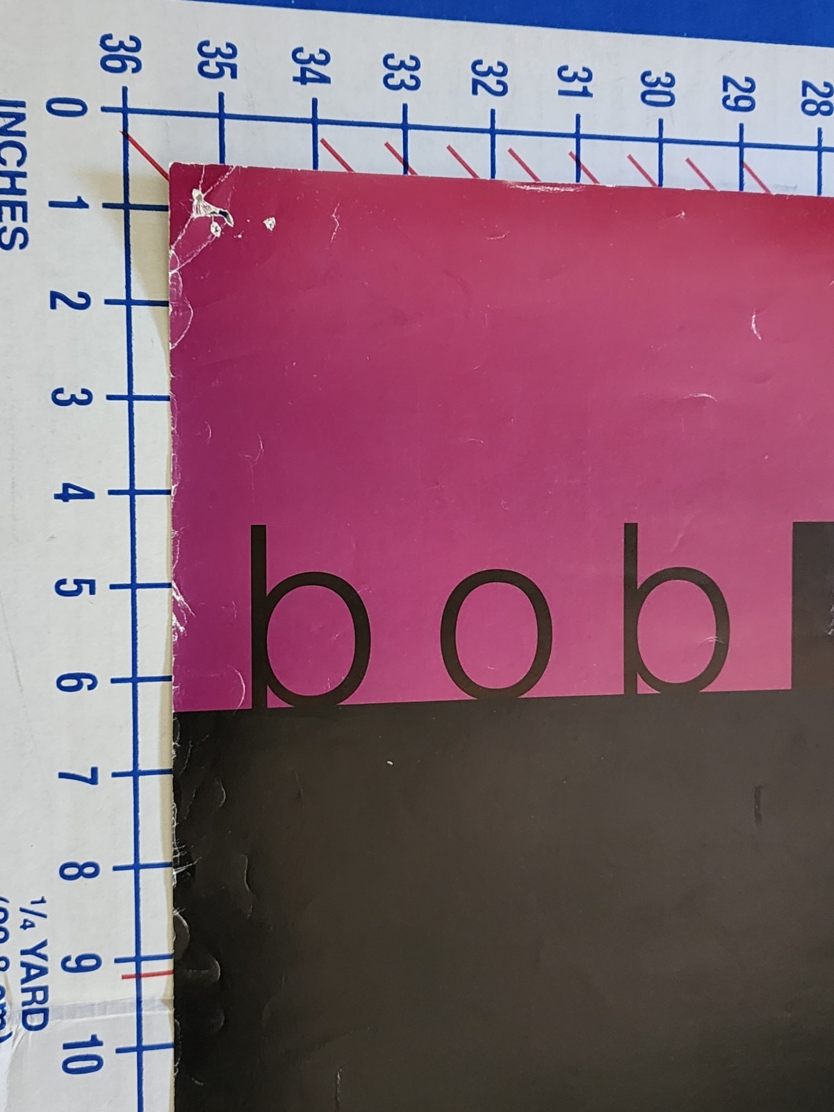 Poster 1998 Bob Marley Playing guitar on Stage Original Vintage