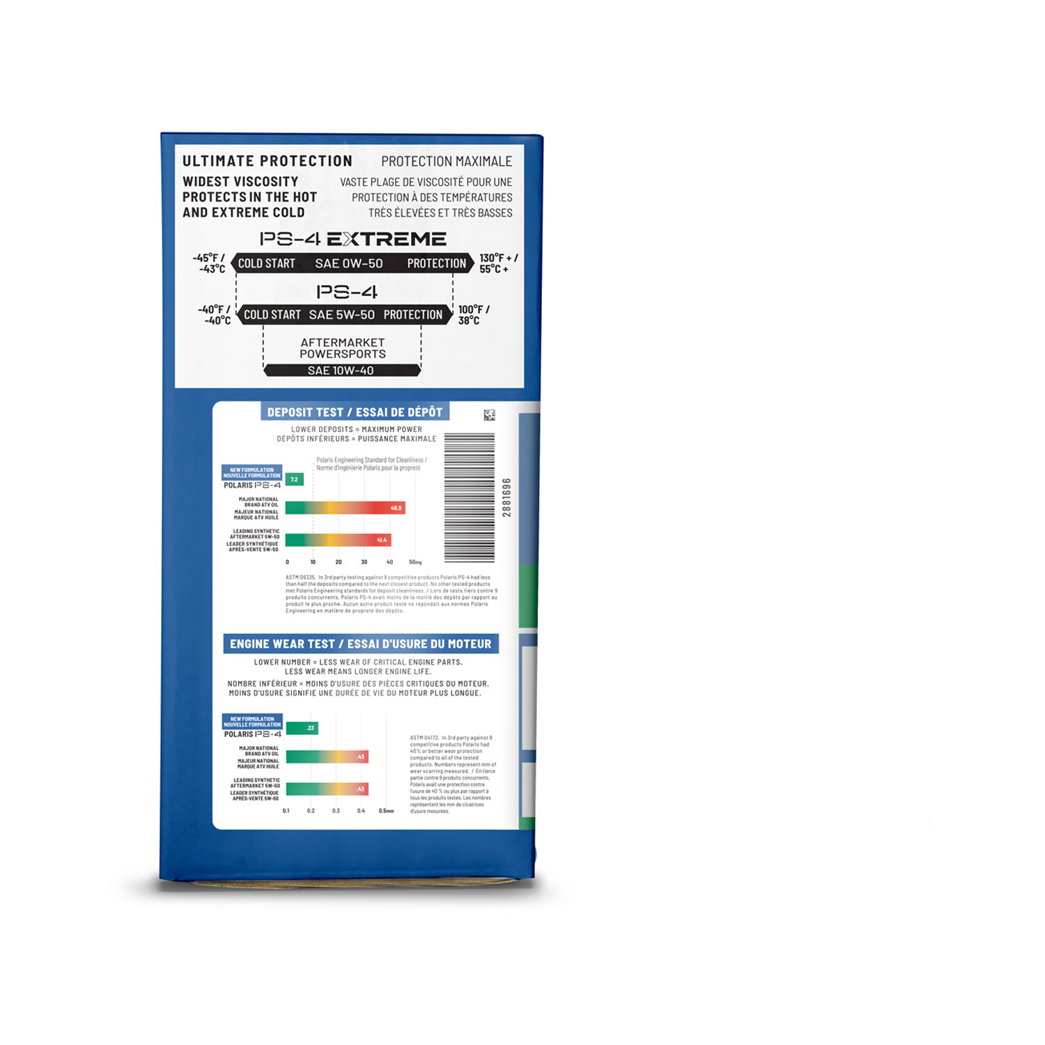 Polaris PS4 Oil Change Kit for Specific RZR Turbo and Pro XP & XP 4 Models With