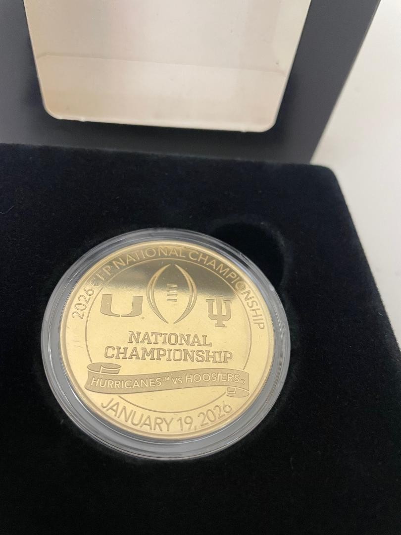 2 Pack Coin Combo from the 2026 CFP College Football National Championship Miami