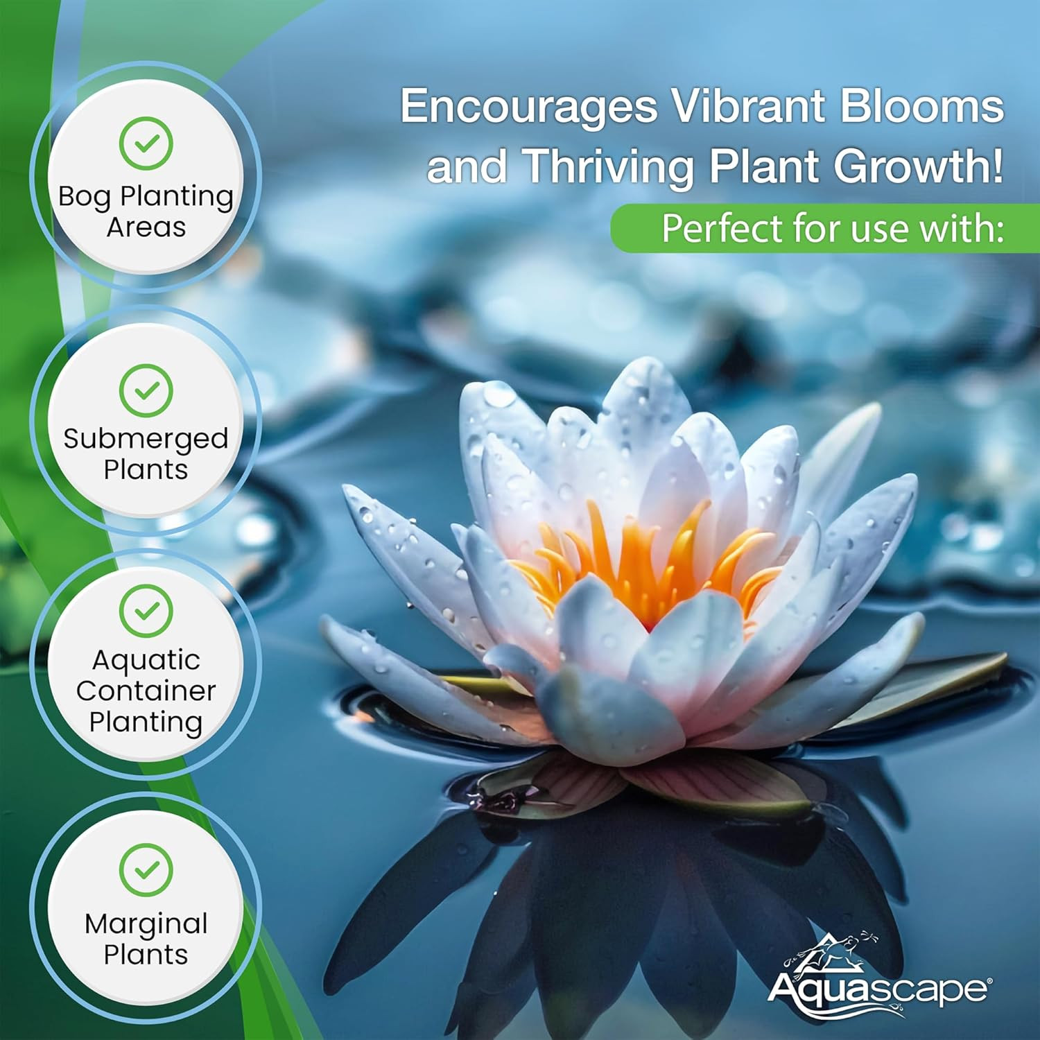 Pond Plant Potting Media, Nutrient-Rich Aquatic Soil for Water Garden