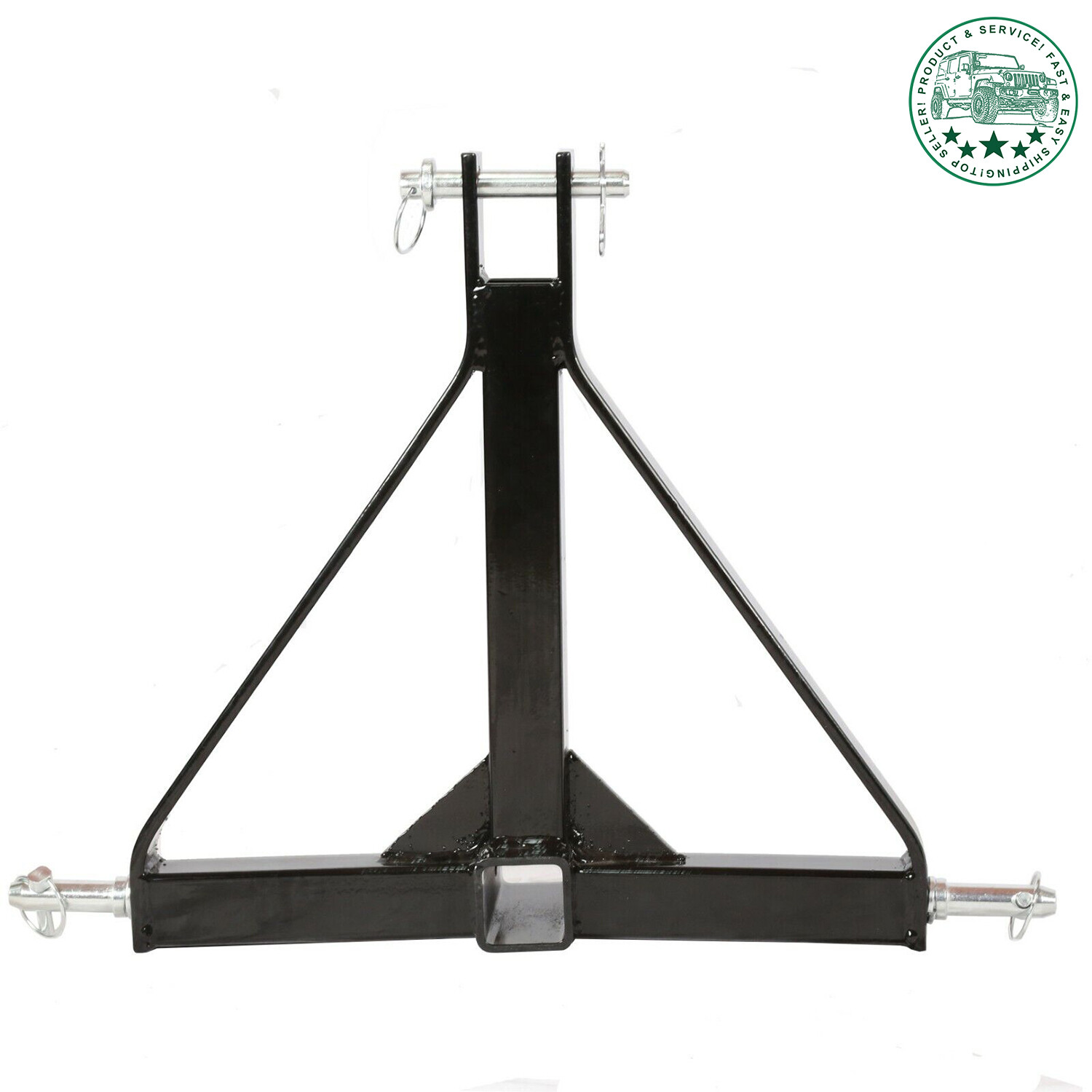 3 Point 2" Receiver Trailer Hitch Drawbar Adapter Category One Tractor