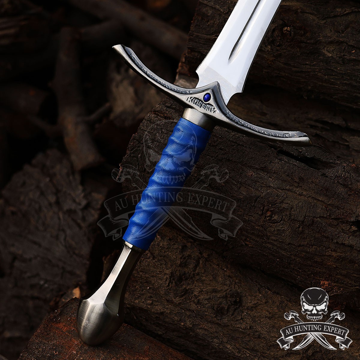 Glamdring Sword of Gandalf replica with scabbard and plaque