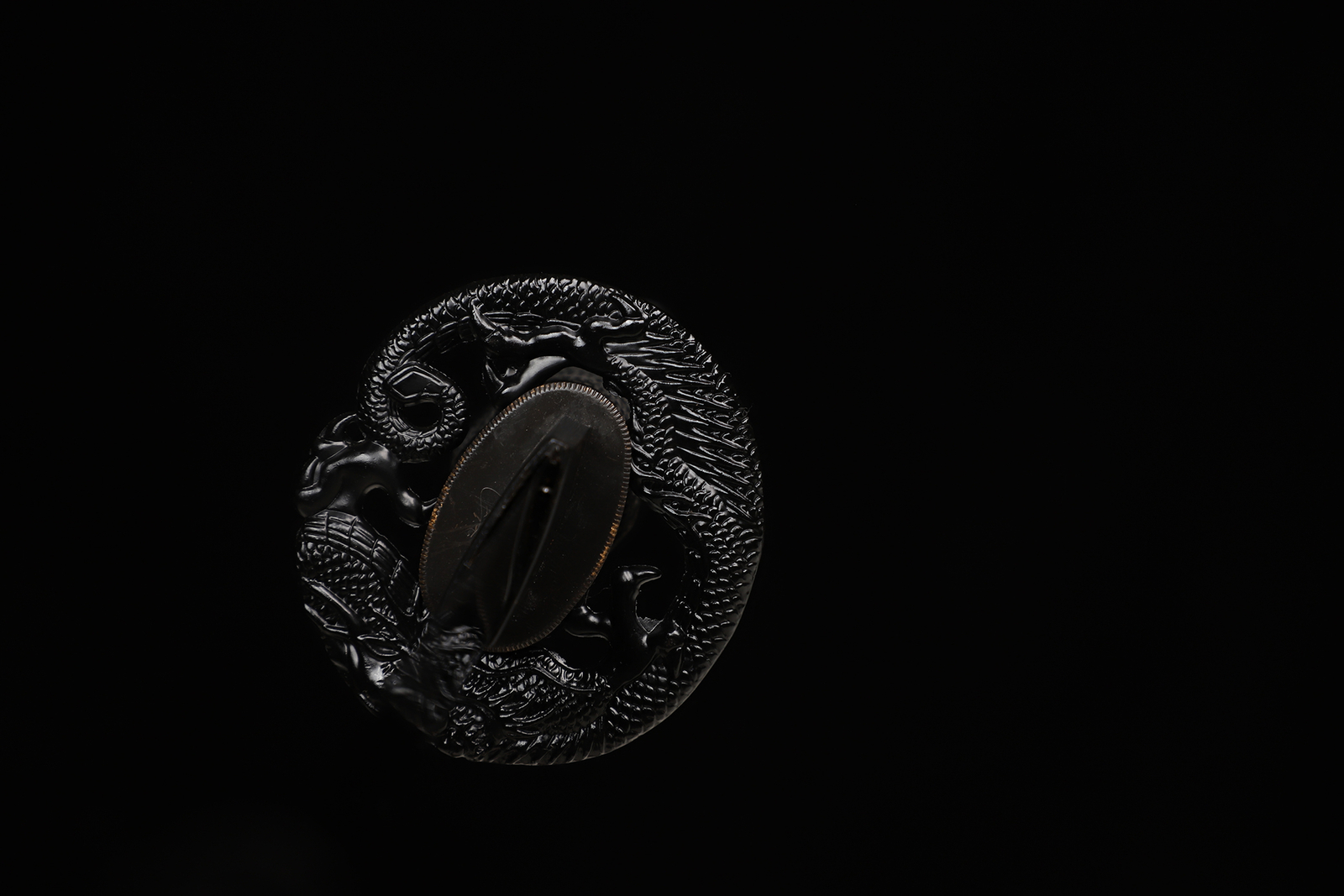 Japanese Samurai Katana Sword Full Tang 9260 Spring Steel Sharp All Black