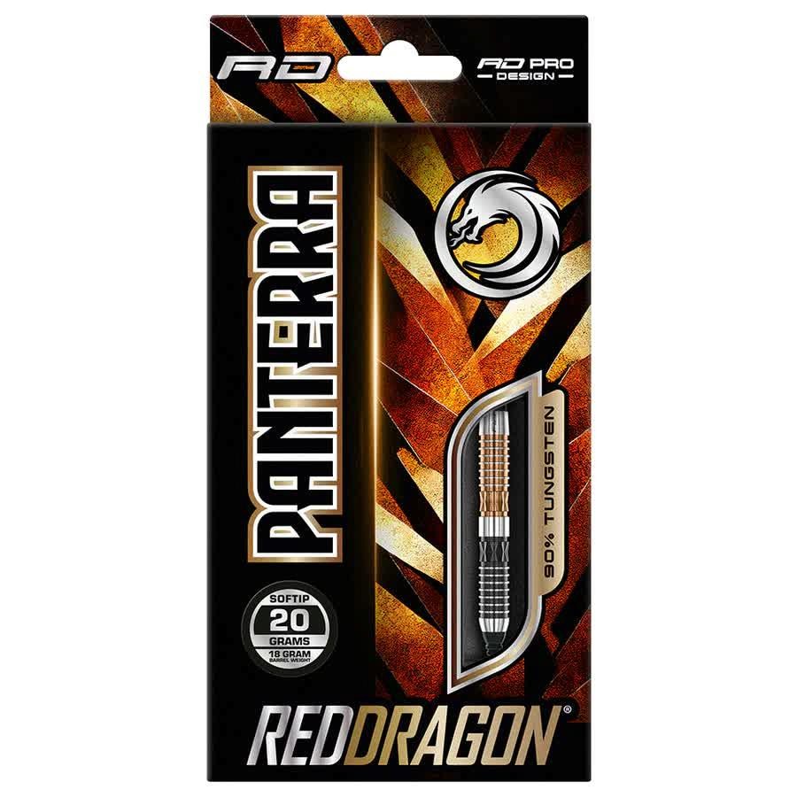 RED DRAGON PANTHERA 20 GRAM 90% TUNGSTEN SOFT TIP DARTS 2674