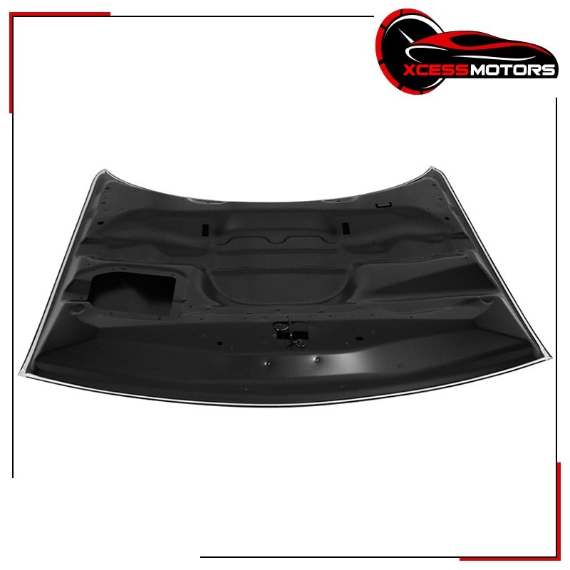 Fits 08-23 Dodge Challenger Demon Style Front Hood Panel Unpainted - Aluminum