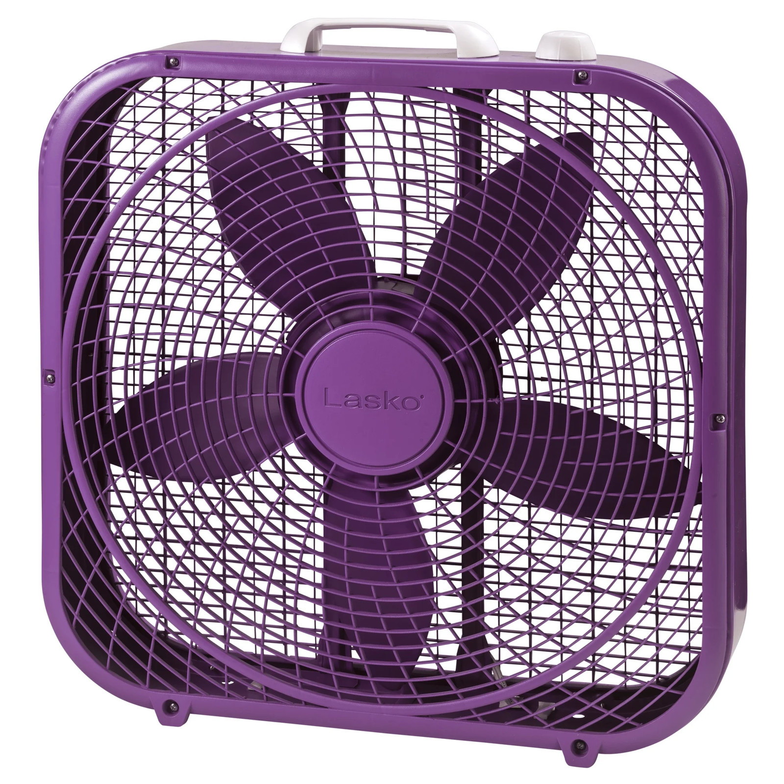 Cool Colors 20" 3-Speed Weather Resistant, Energy Efficient Box Fan, B20309, Pur