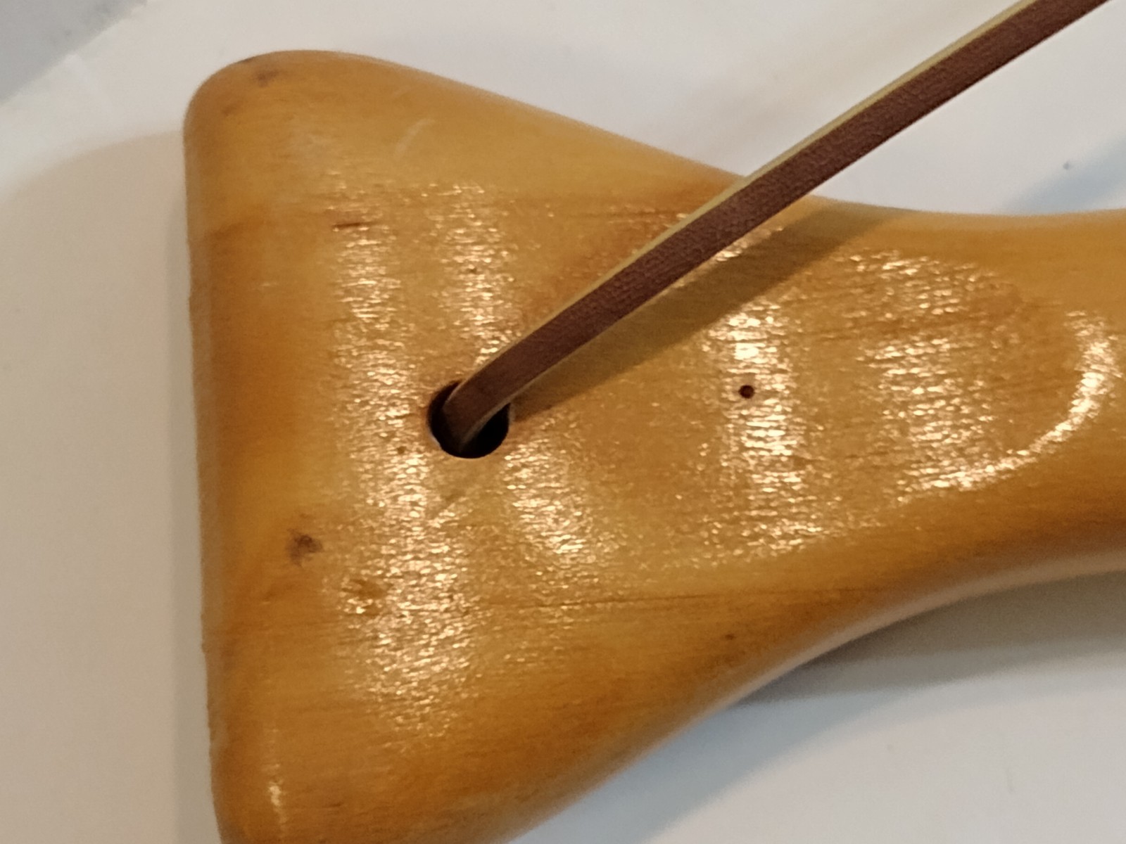 🛶 Caviness Feather Brand Mini Wooden Canoe Paddle Oar Store Promo 18"