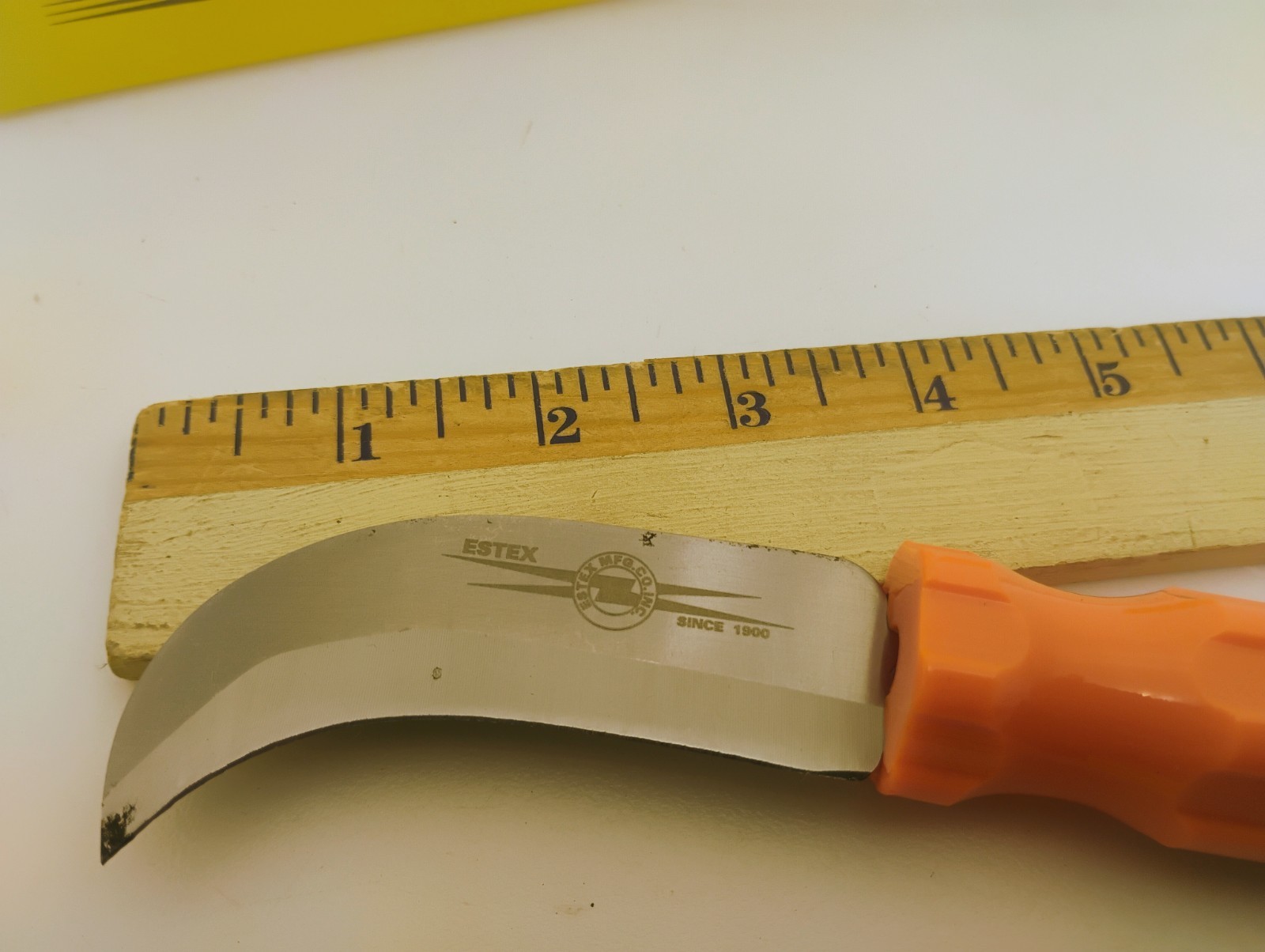 Basix Set (2) Lineman Knives SK50 High Visibility Orange Hang Ring New Old Stock