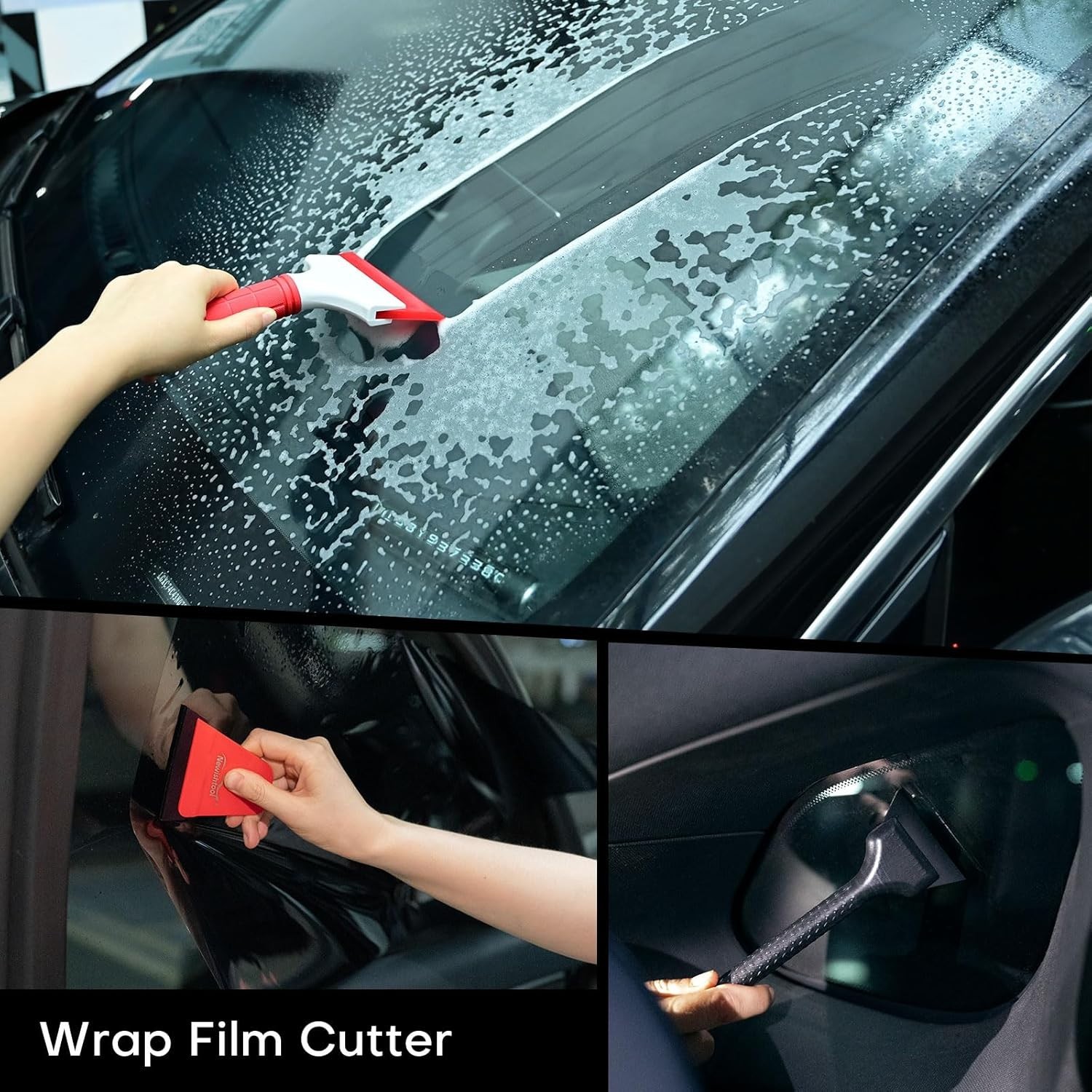 Window Tint Kit Vinyl Wrap Tool for Car Tinting Tools Windshield Large