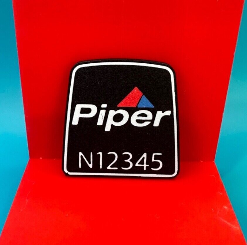 Piper Aircraft Ram Horn Yoke Emblem (Set of 2)